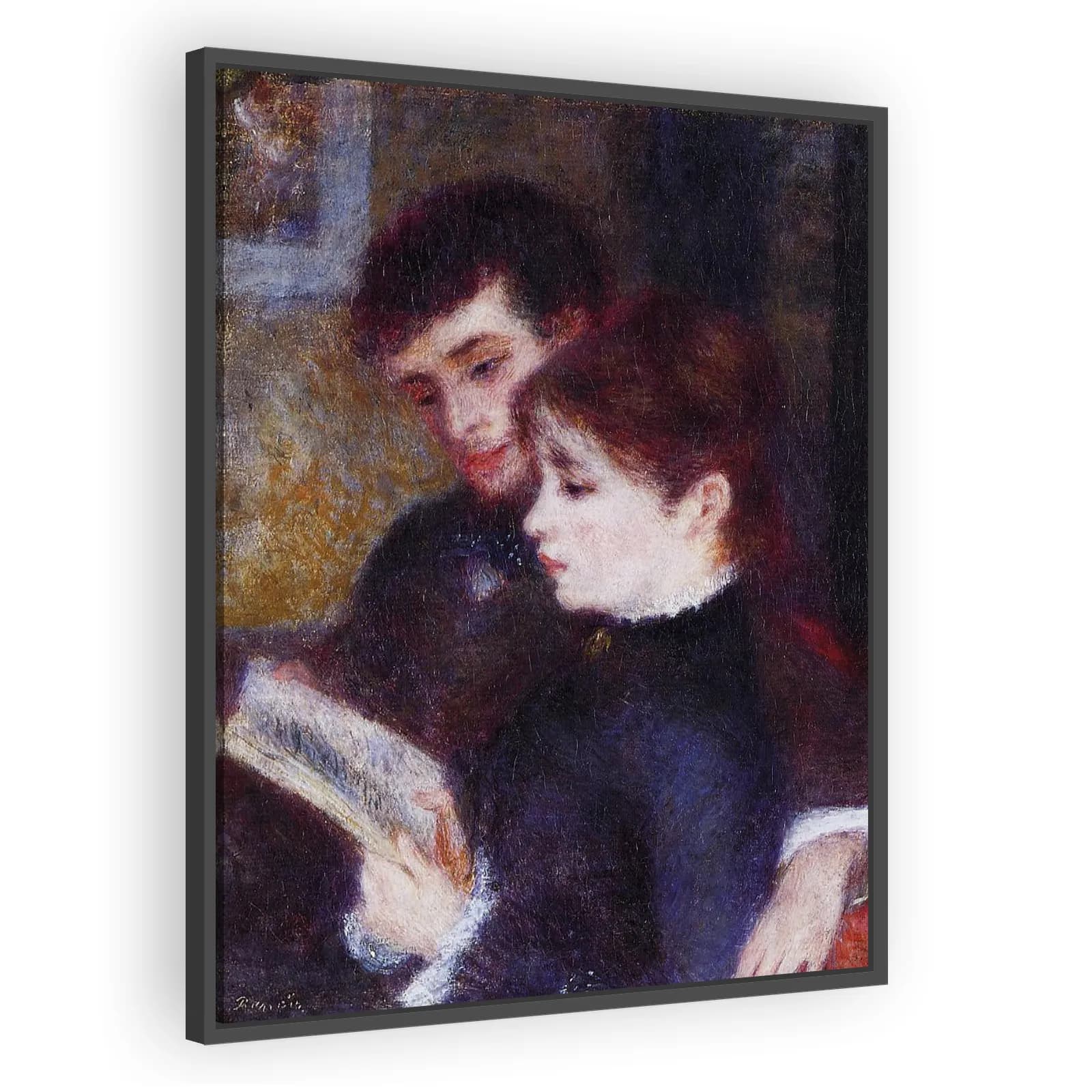 Couple Reading by Pierre Auguste Renoir