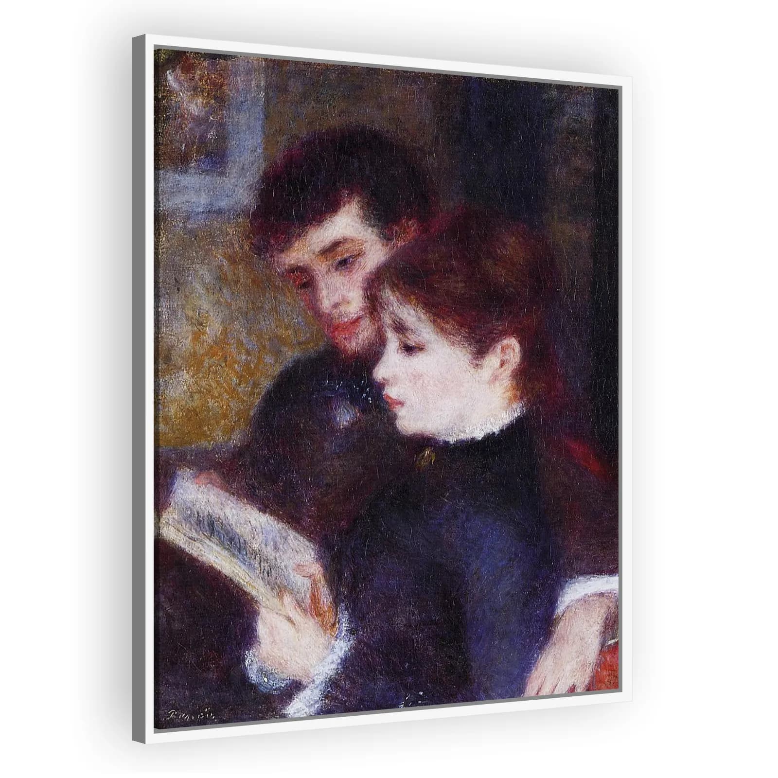 Couple Reading by Pierre Auguste Renoir - view 5 thumbnail