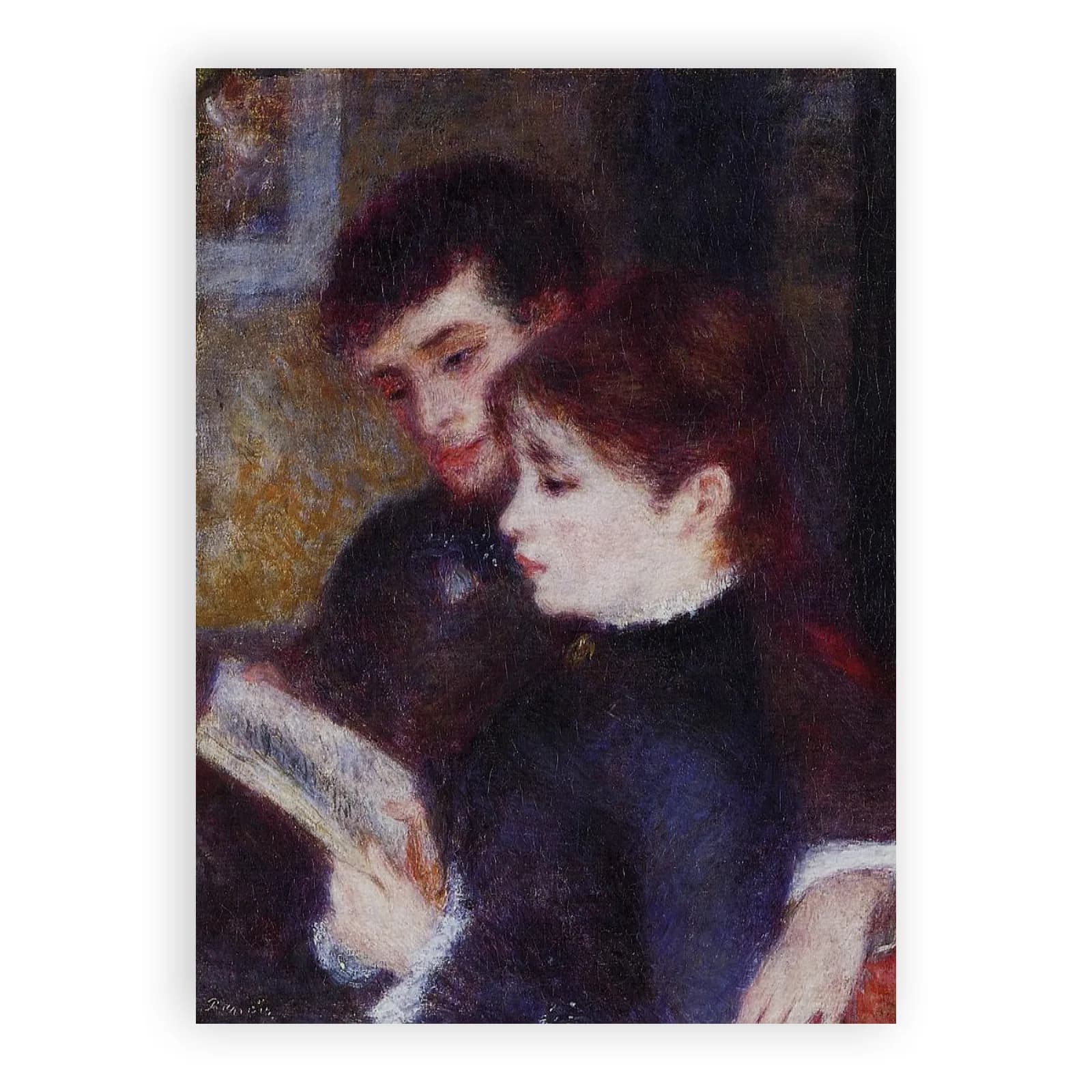 Couple Reading by Pierre Auguste Renoir - view 6 thumbnail