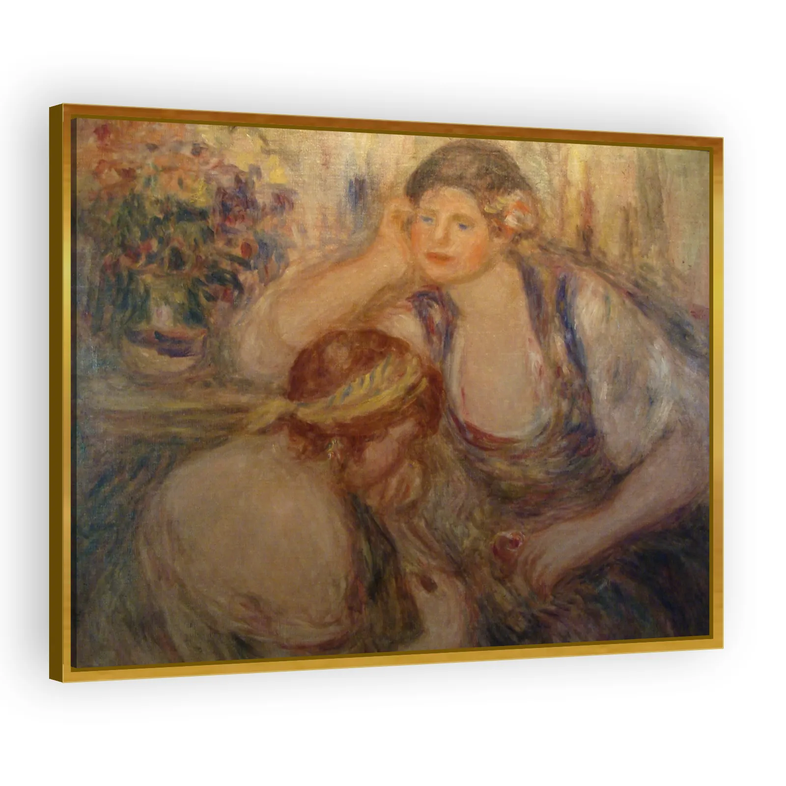 The Serenade by Pierre Auguste Renoir - view 3 thumbnail