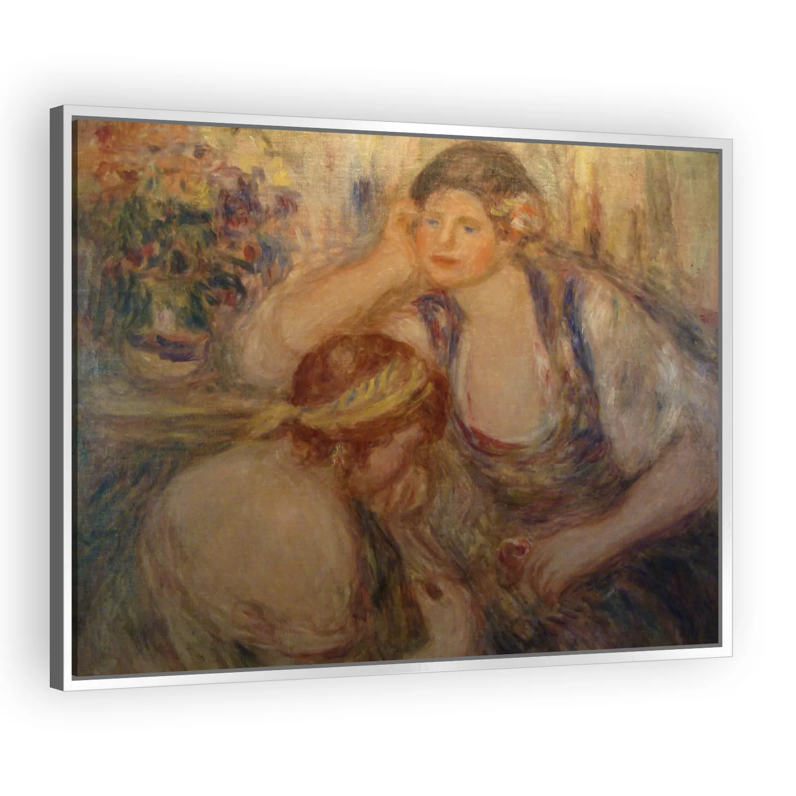 The Serenade by Pierre Auguste Renoir - view 4 thumbnail