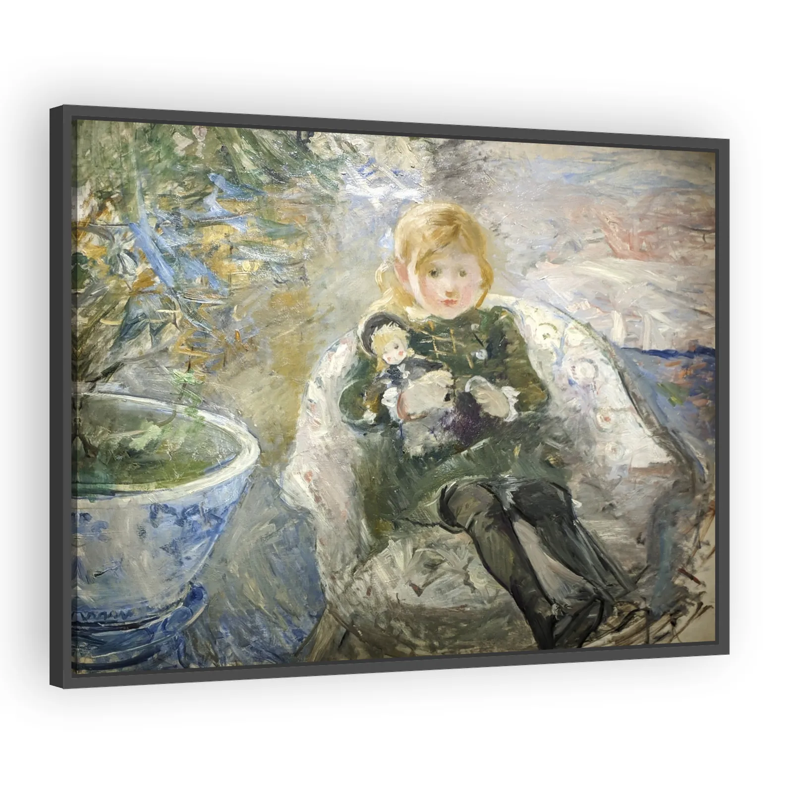 Young Girl with a Doll by Berthe Morisot