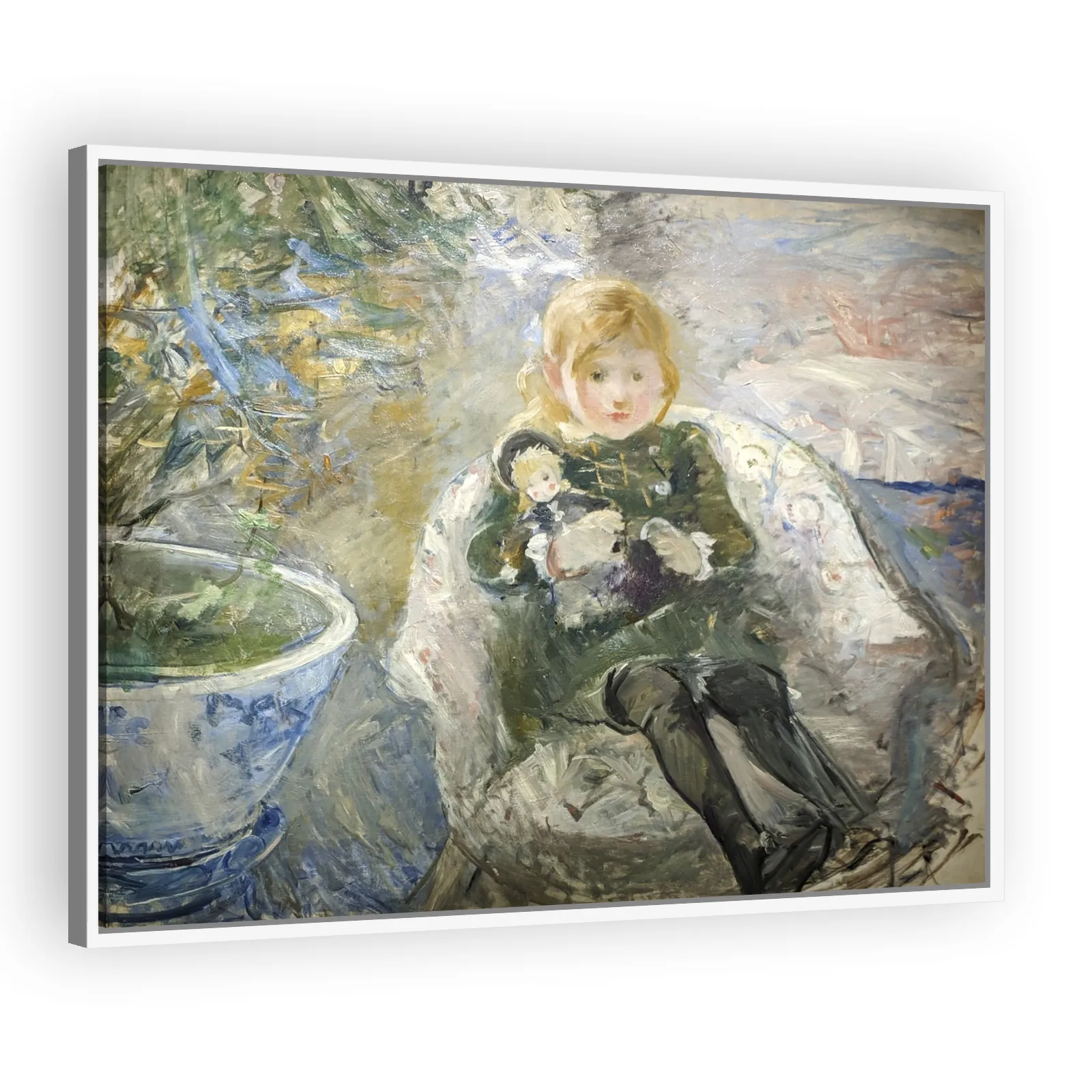 Young Girl with a Doll by Berthe Morisot - view 5 thumbnail