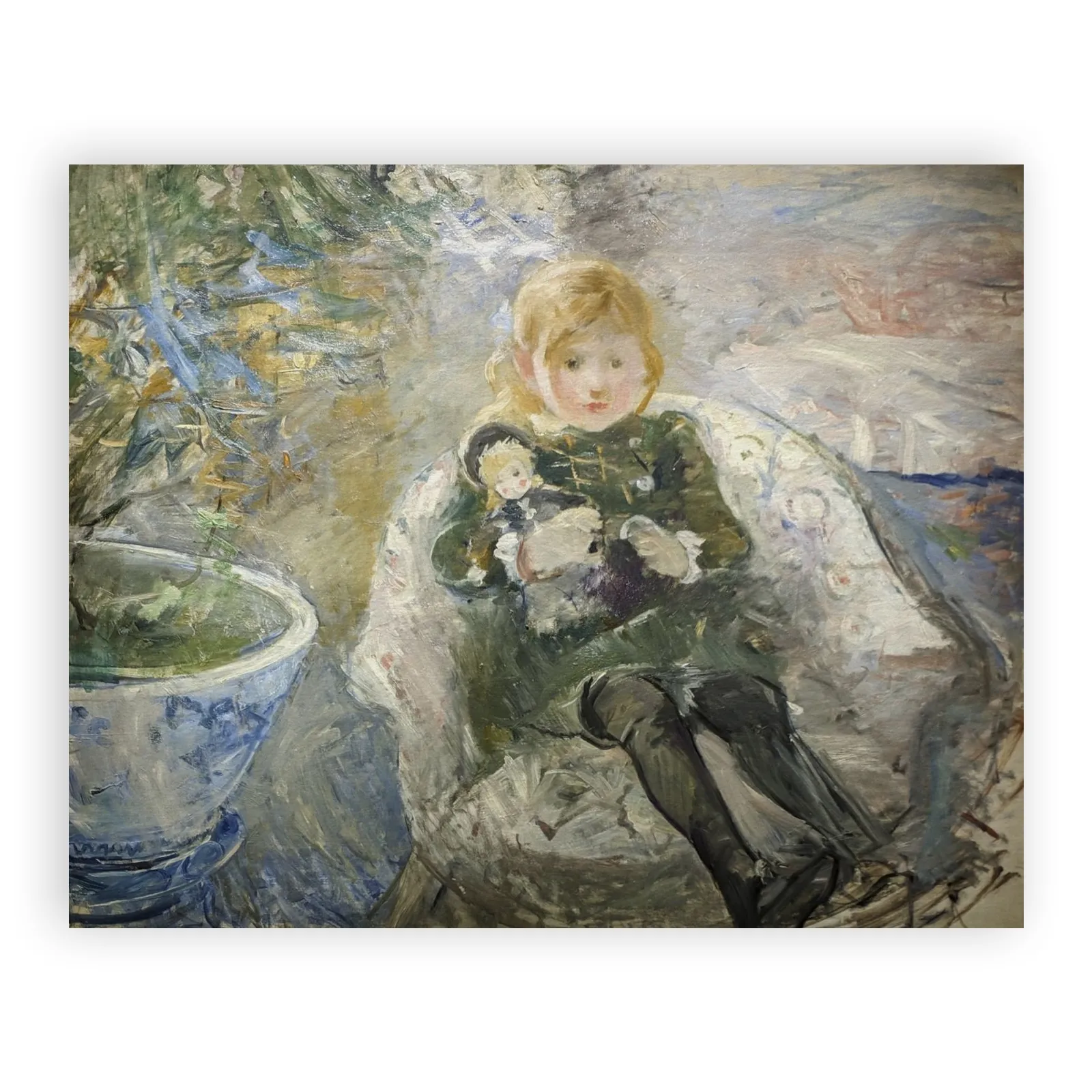 Young Girl with a Doll by Berthe Morisot - view 6 thumbnail