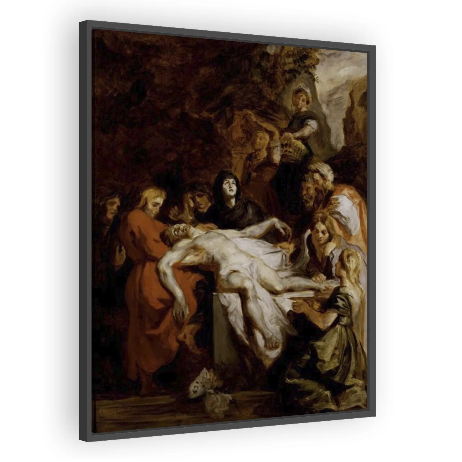 The Entombment by Eugene Delacroix