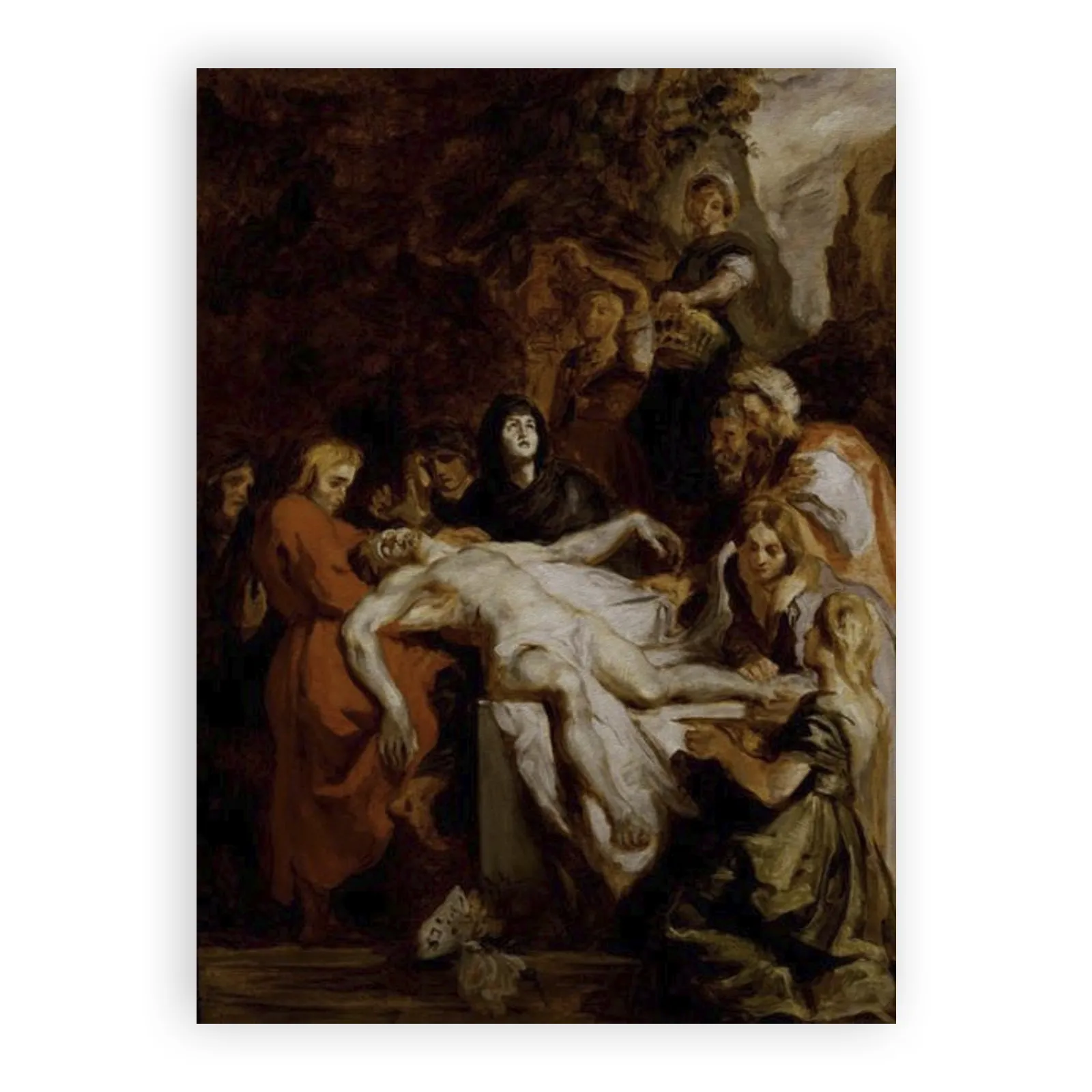 The Entombment by Eugene Delacroix - view 6 thumbnail
