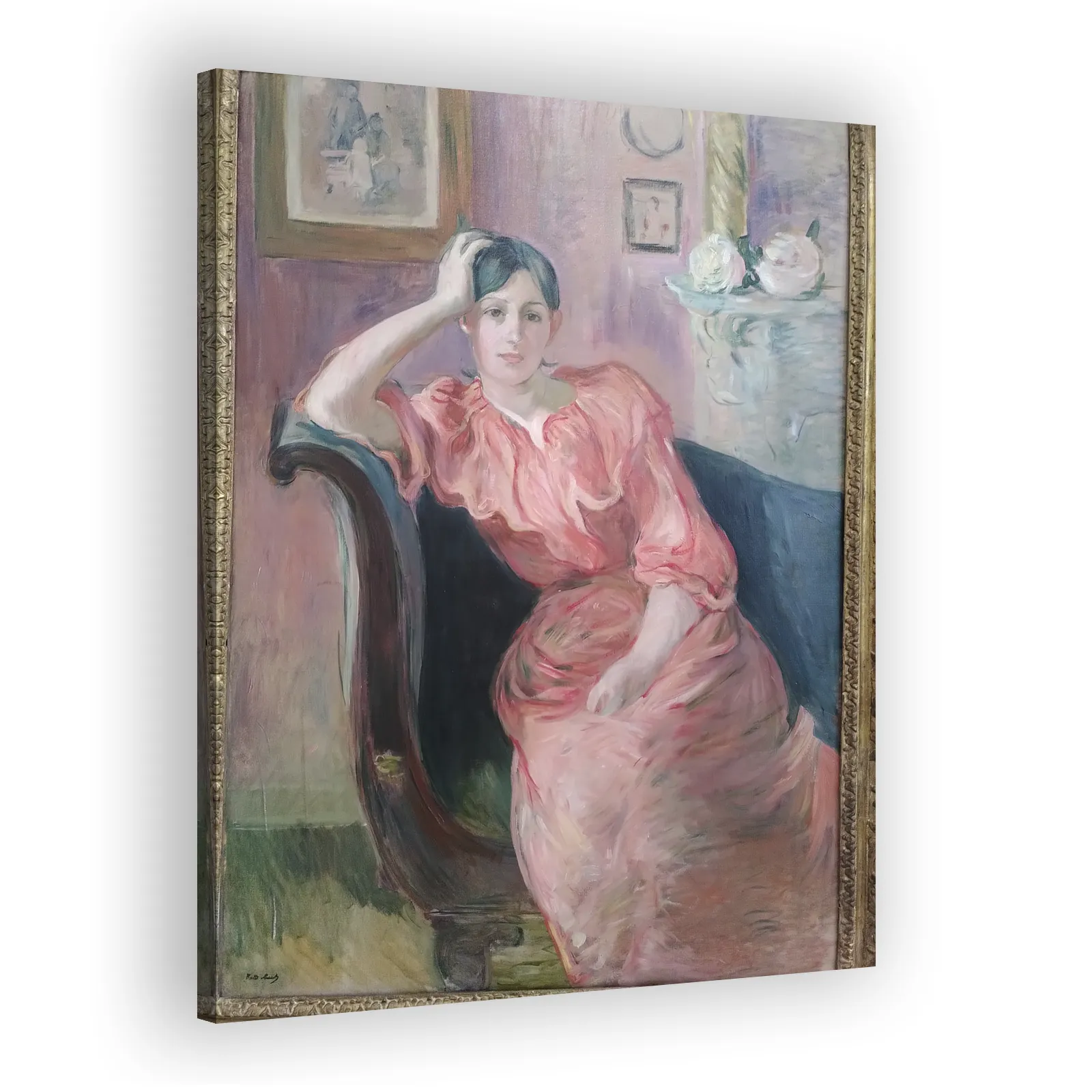 Portrait de Jeanne Pontillon by Berthe Morisot - view 2 thumbnail