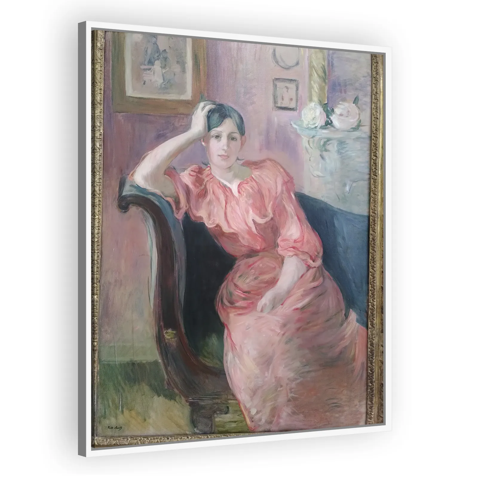 Portrait de Jeanne Pontillon by Berthe Morisot - view 5 thumbnail