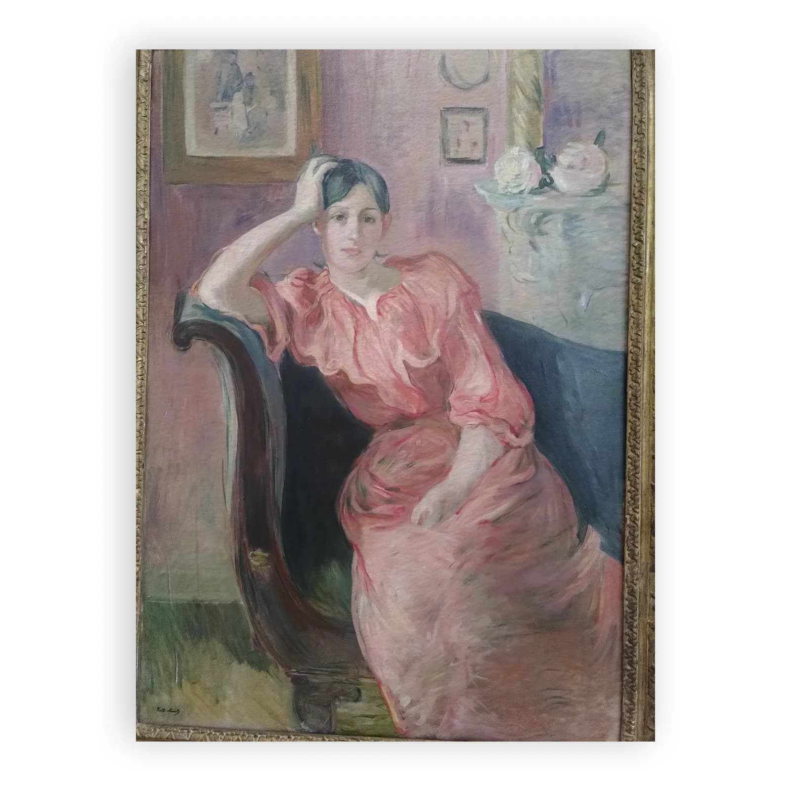 Portrait de Jeanne Pontillon by Berthe Morisot - view 6 thumbnail