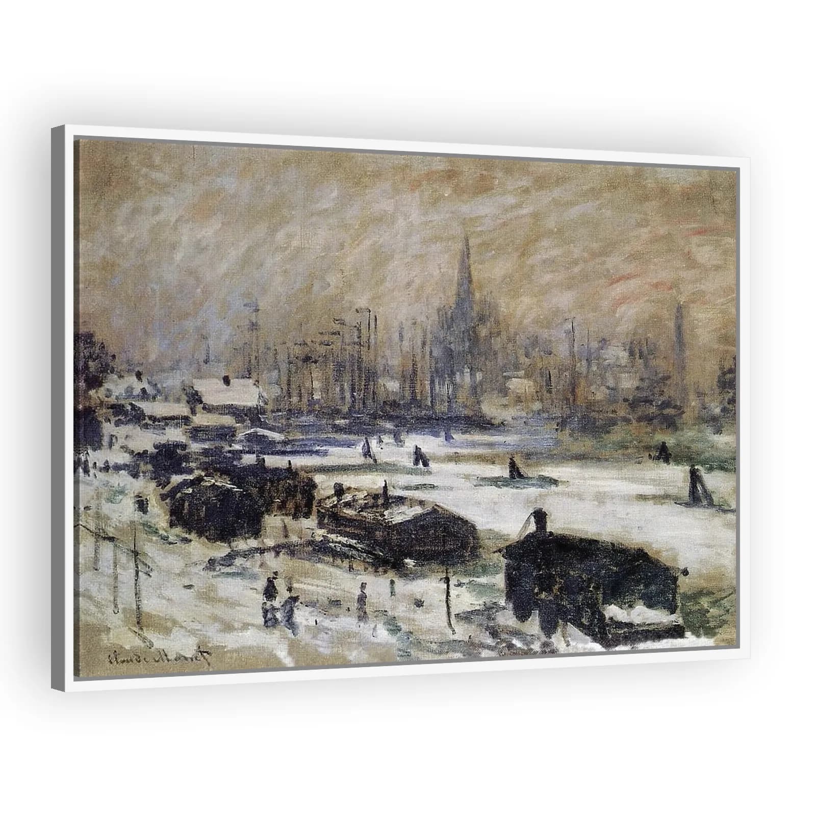 Snow in Amsterdam by Claude Monet - view 5 thumbnail