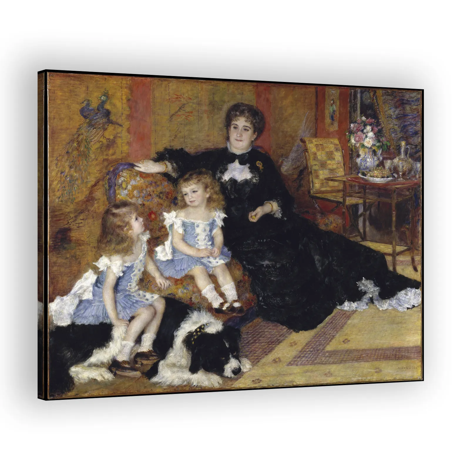 Madame Georges Charpentier and Her Children by Pierre Auguste Renoir - view 2 thumbnail