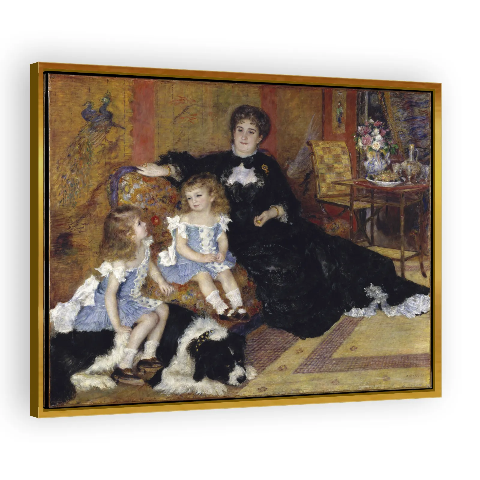 Madame Georges Charpentier and Her Children by Pierre Auguste Renoir - view 3 thumbnail