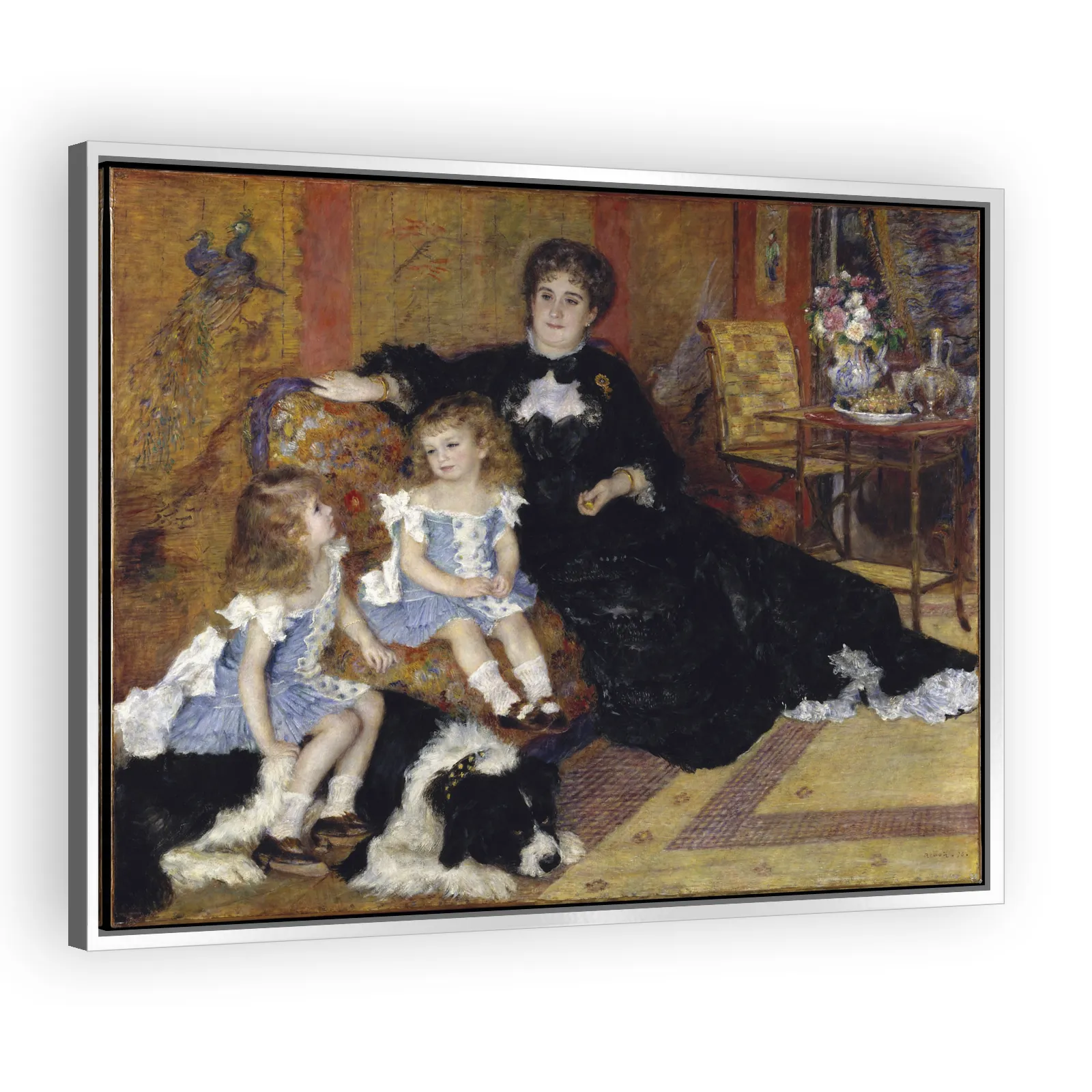 Madame Georges Charpentier and Her Children by Pierre Auguste Renoir - view 4 thumbnail