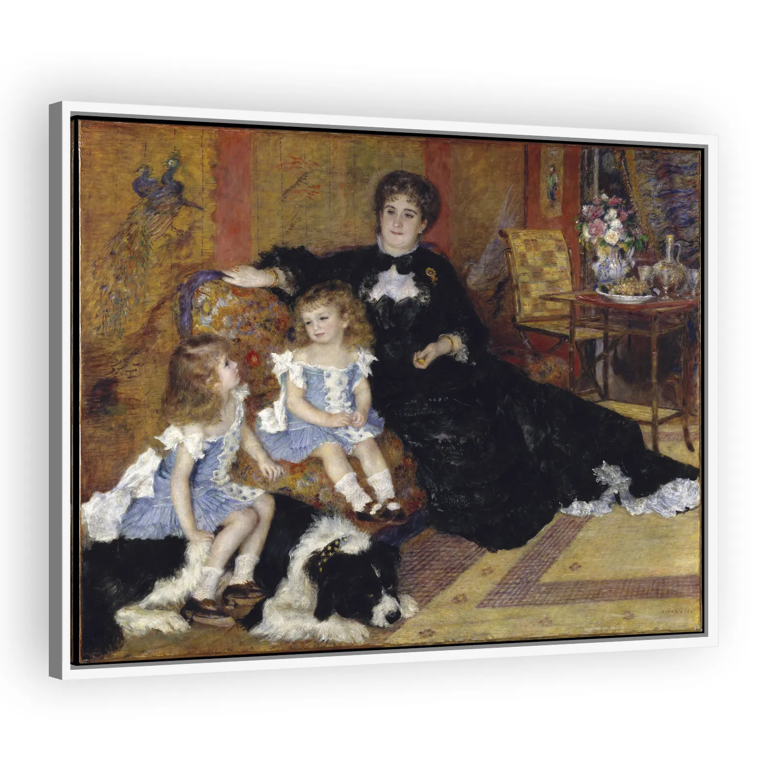 Madame Georges Charpentier and Her Children by Pierre Auguste Renoir - view 5 thumbnail