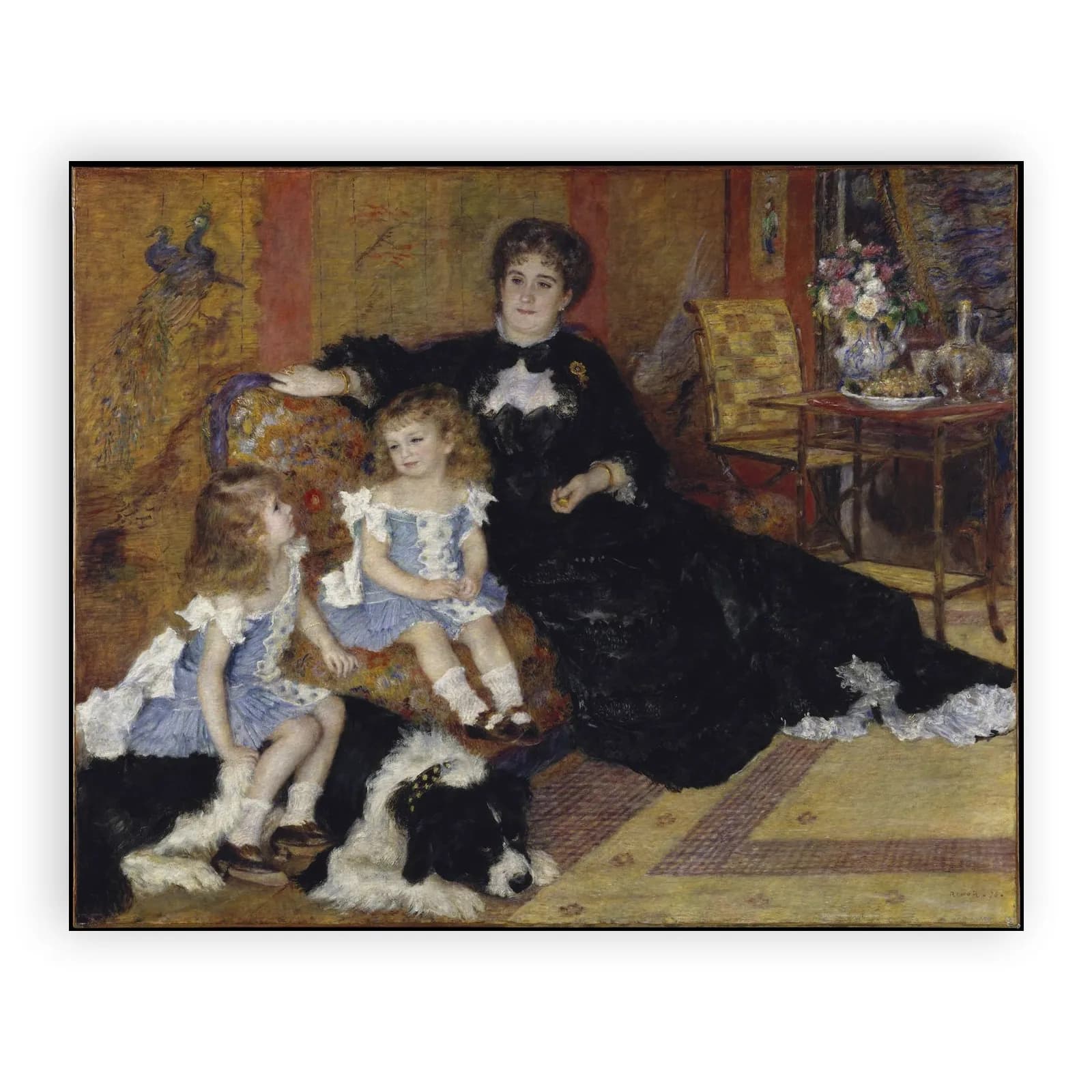 Madame Georges Charpentier and Her Children by Pierre Auguste Renoir - view 6 thumbnail