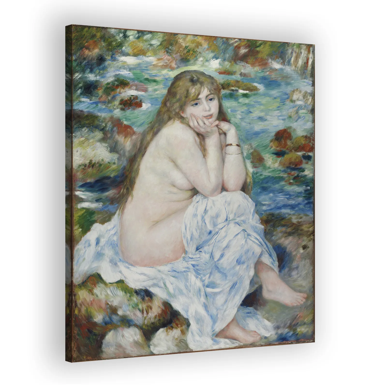 Seated Bather by Pierre Auguste Renoir - view 2 thumbnail