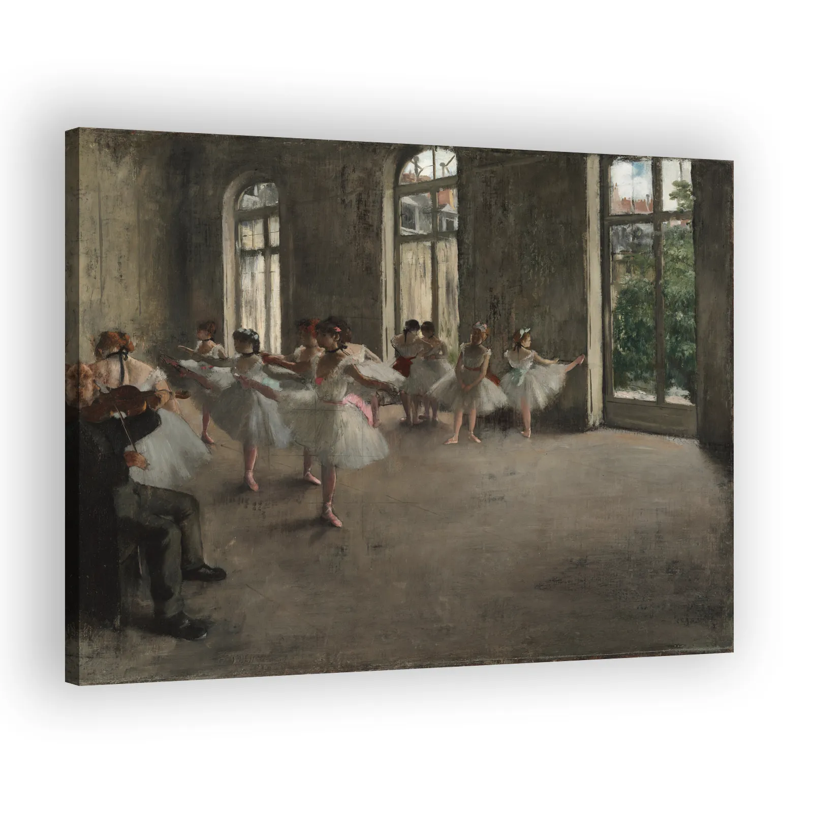 The Rehearsal by Edgar Degas - view 2 thumbnail