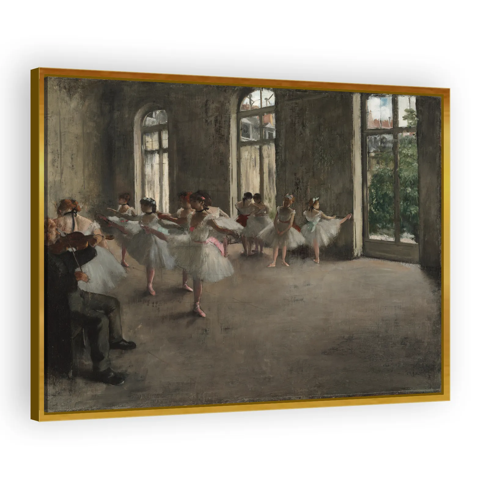 The Rehearsal by Edgar Degas - view 3 thumbnail