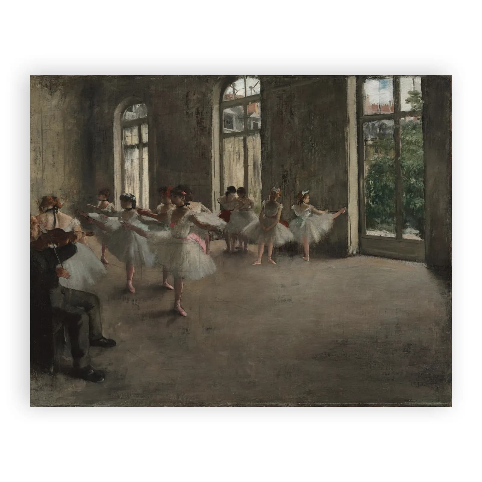 The Rehearsal by Edgar Degas - view 6 thumbnail