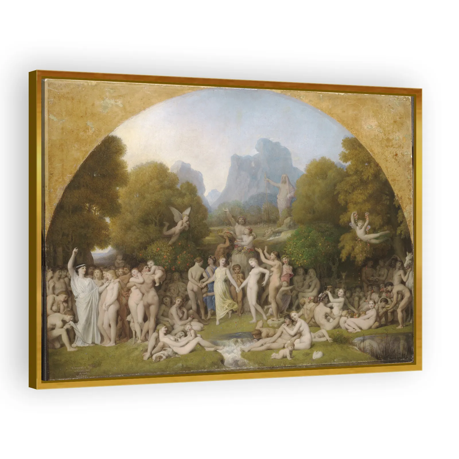 The Golden Age by Jean Auguste Dominique Ingres - view 3 thumbnail