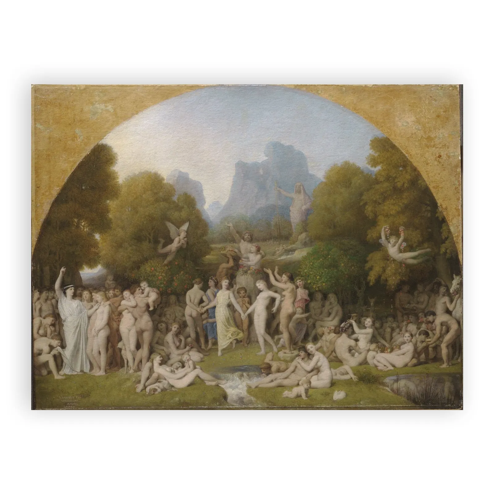 The Golden Age by Jean Auguste Dominique Ingres - view 6 thumbnail