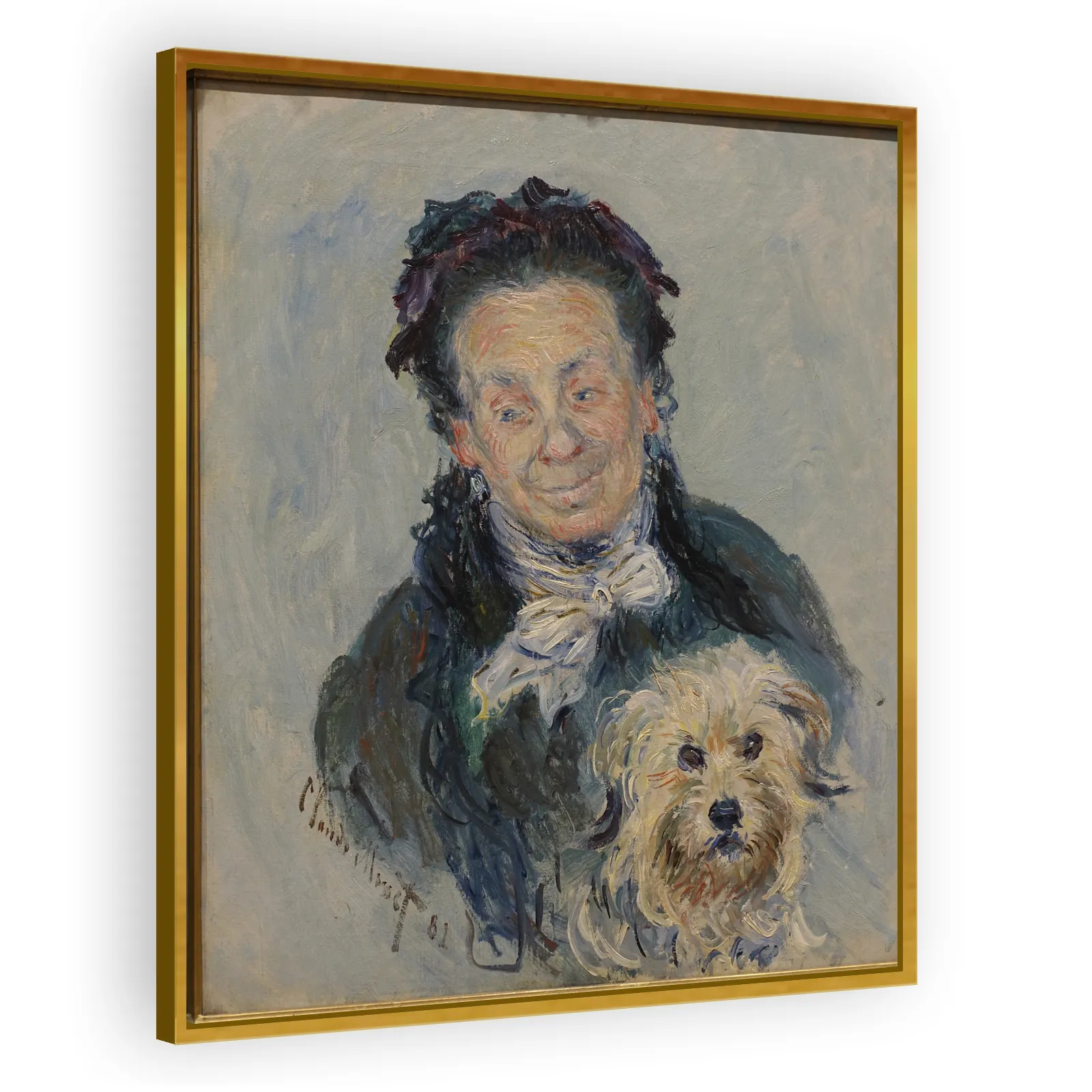 Eugénie Graff (Madame Paul) by Claude Monet - view 3 thumbnail