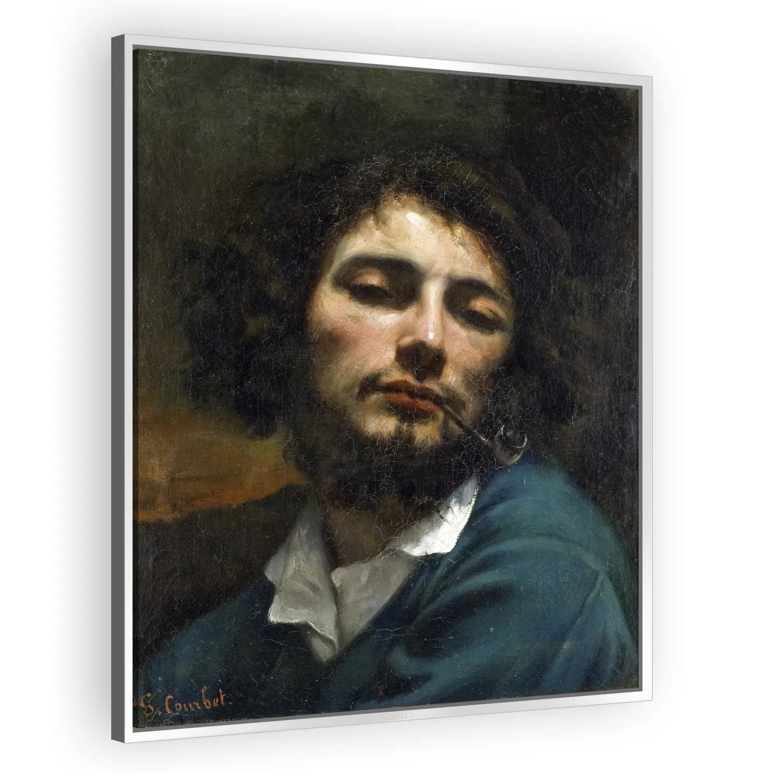Self-Portrait with Pipe by Gustave Courbet - view 4 thumbnail
