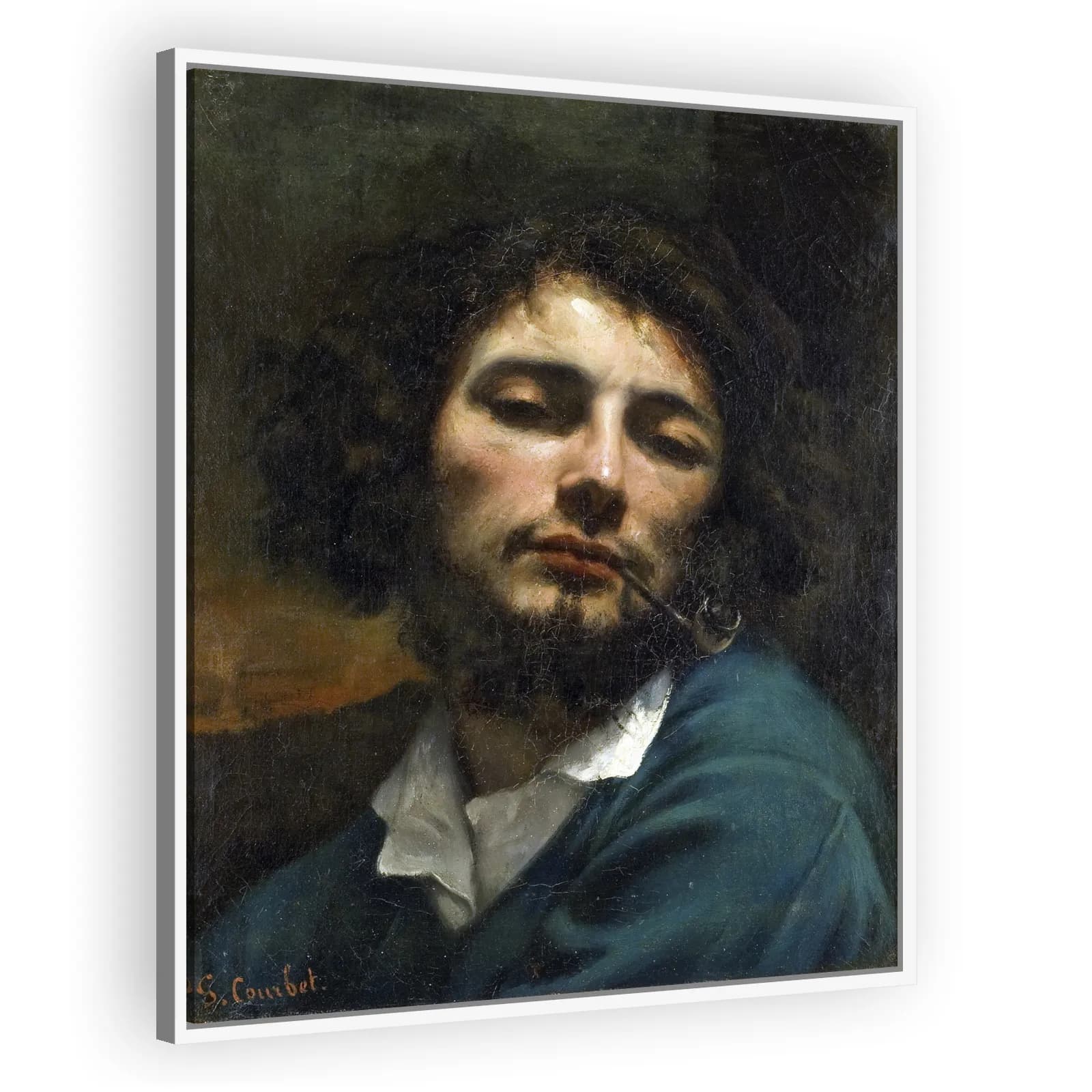 Self-Portrait with Pipe by Gustave Courbet - view 5 thumbnail