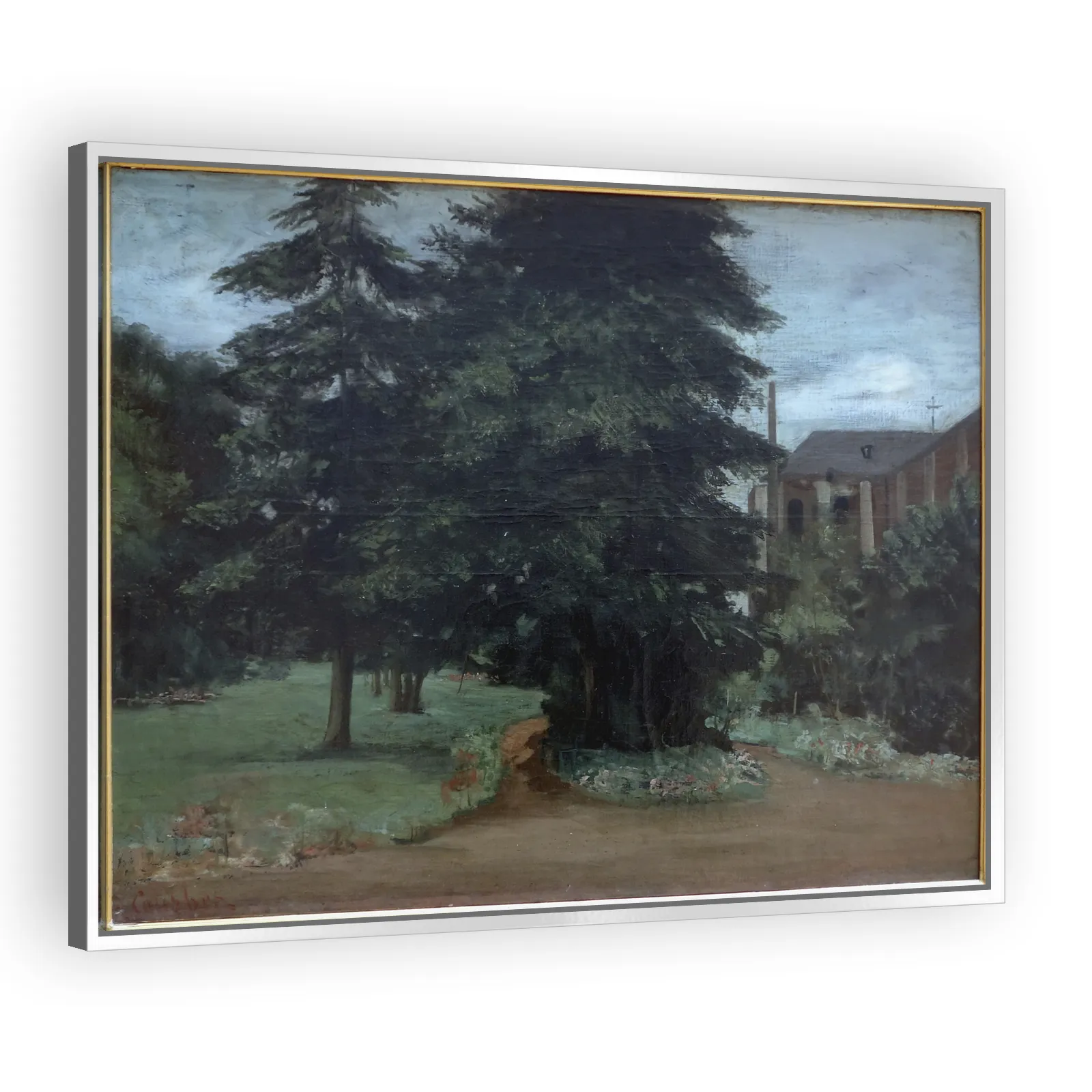 Le jardin de l'abbaye de Loos-lez-Lille by Gustave Courbet - view 4 thumbnail