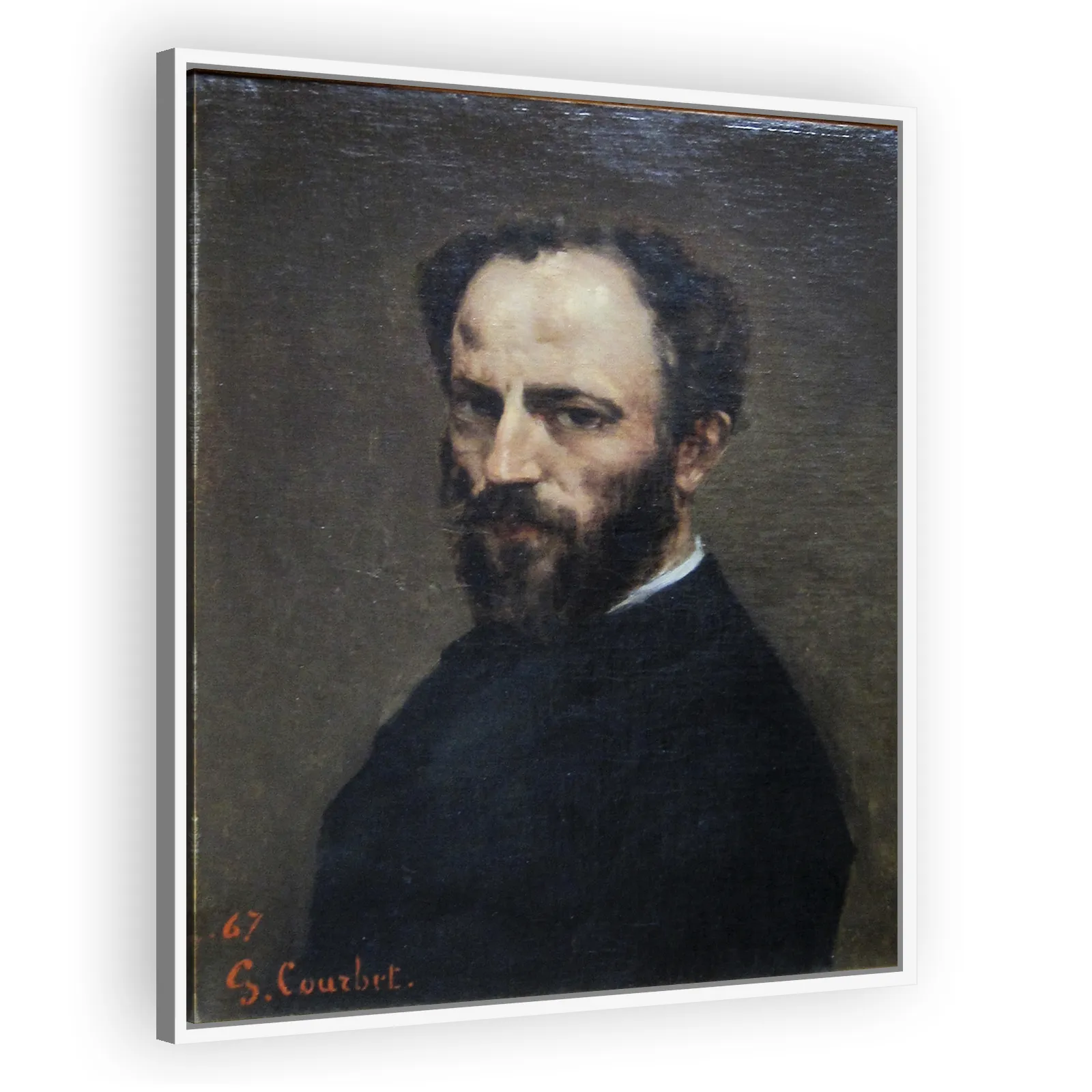 Portrait of Amand Gautier (1825–1894) by Gustave Courbet - view 5 thumbnail