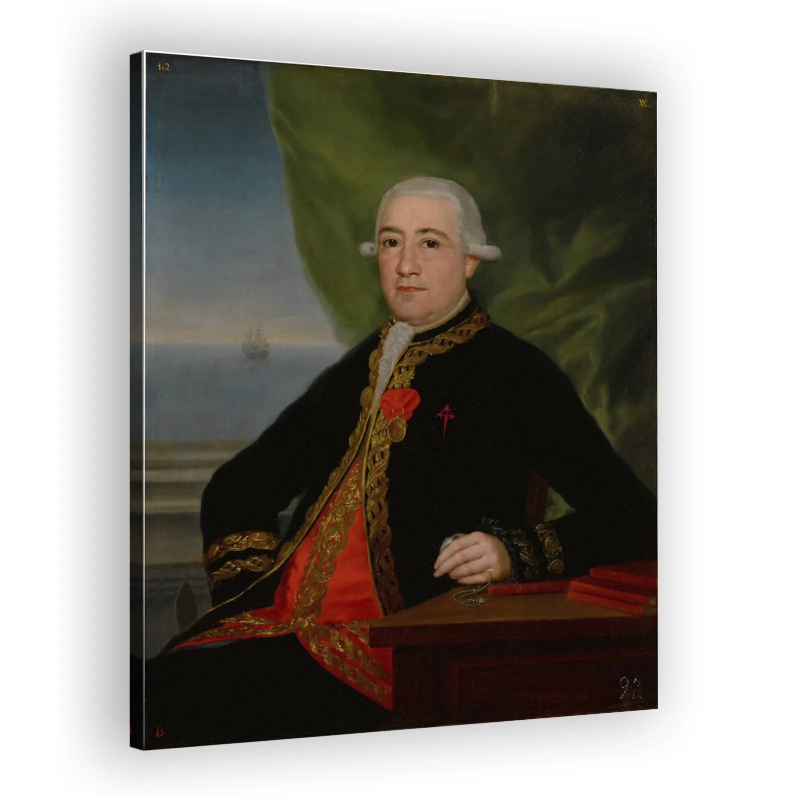 Admirał José de Mazarredo by Francisco Goya - view 2 thumbnail