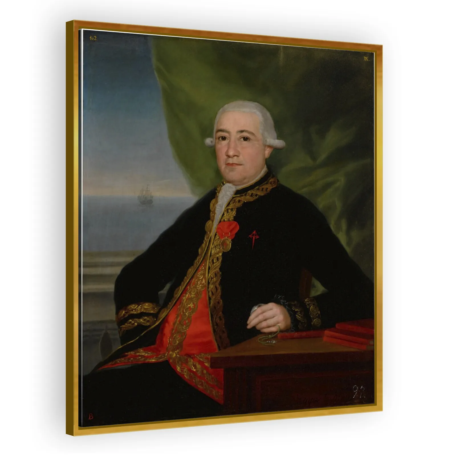 Admirał José de Mazarredo by Francisco Goya - view 3 thumbnail