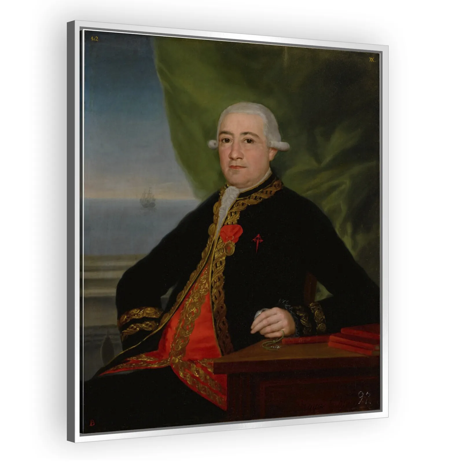 Admirał José de Mazarredo by Francisco Goya - view 4 thumbnail