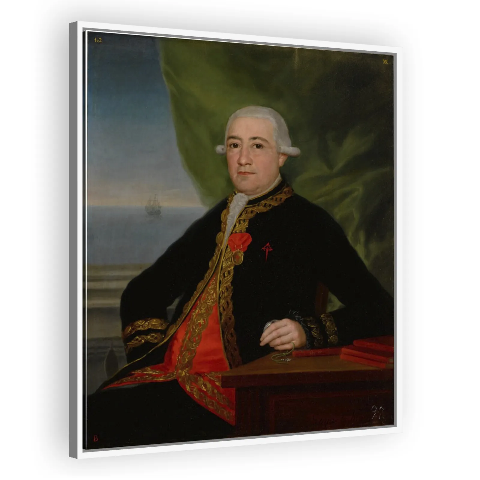 Admirał José de Mazarredo by Francisco Goya - view 5 thumbnail