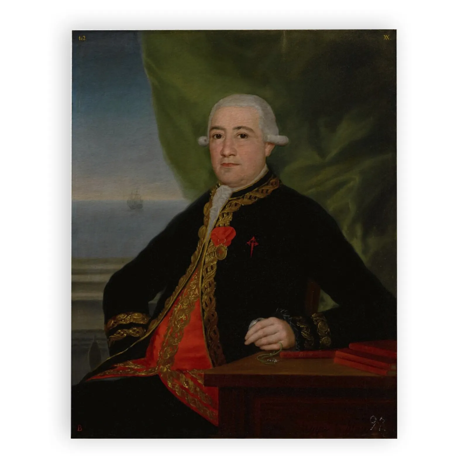 Admirał José de Mazarredo by Francisco Goya - view 6 thumbnail