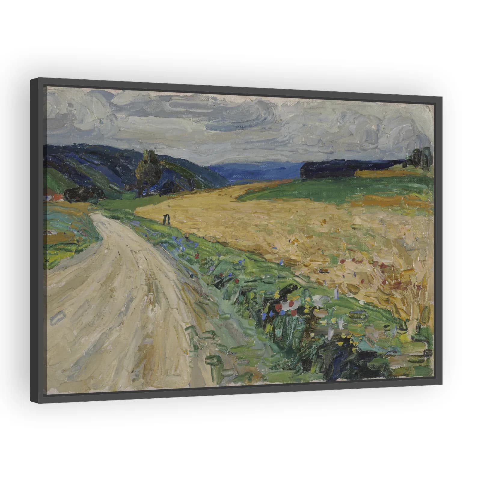 Kallmünz — Nature Study from the Yellow Stagecoach by Wassily Kandinsky