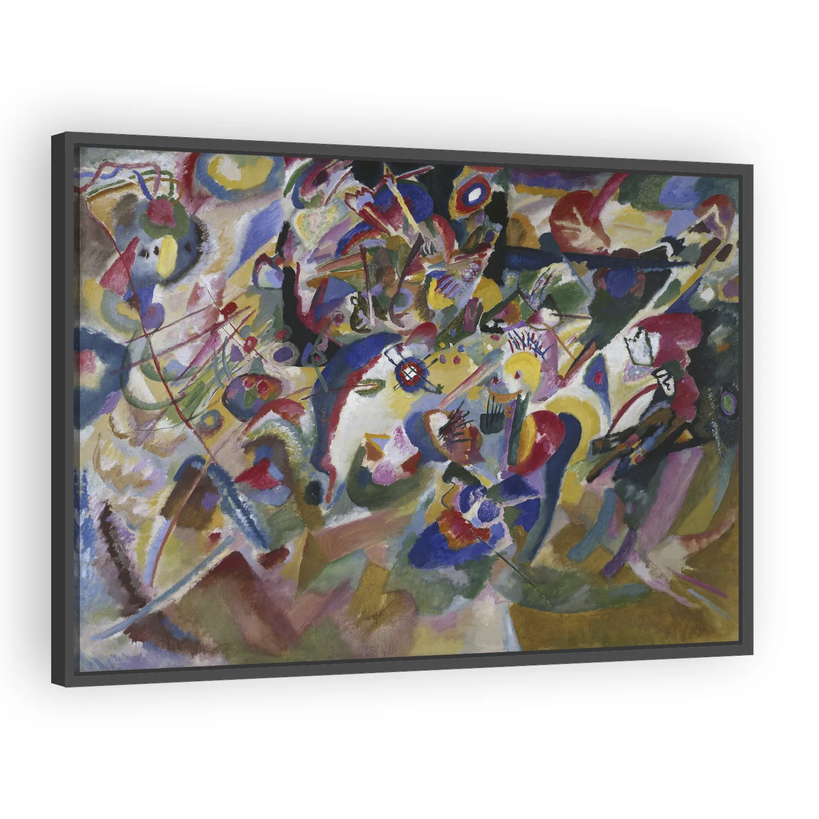 Entwurf 3 zu Komposition VII by Wassily Kandinsky