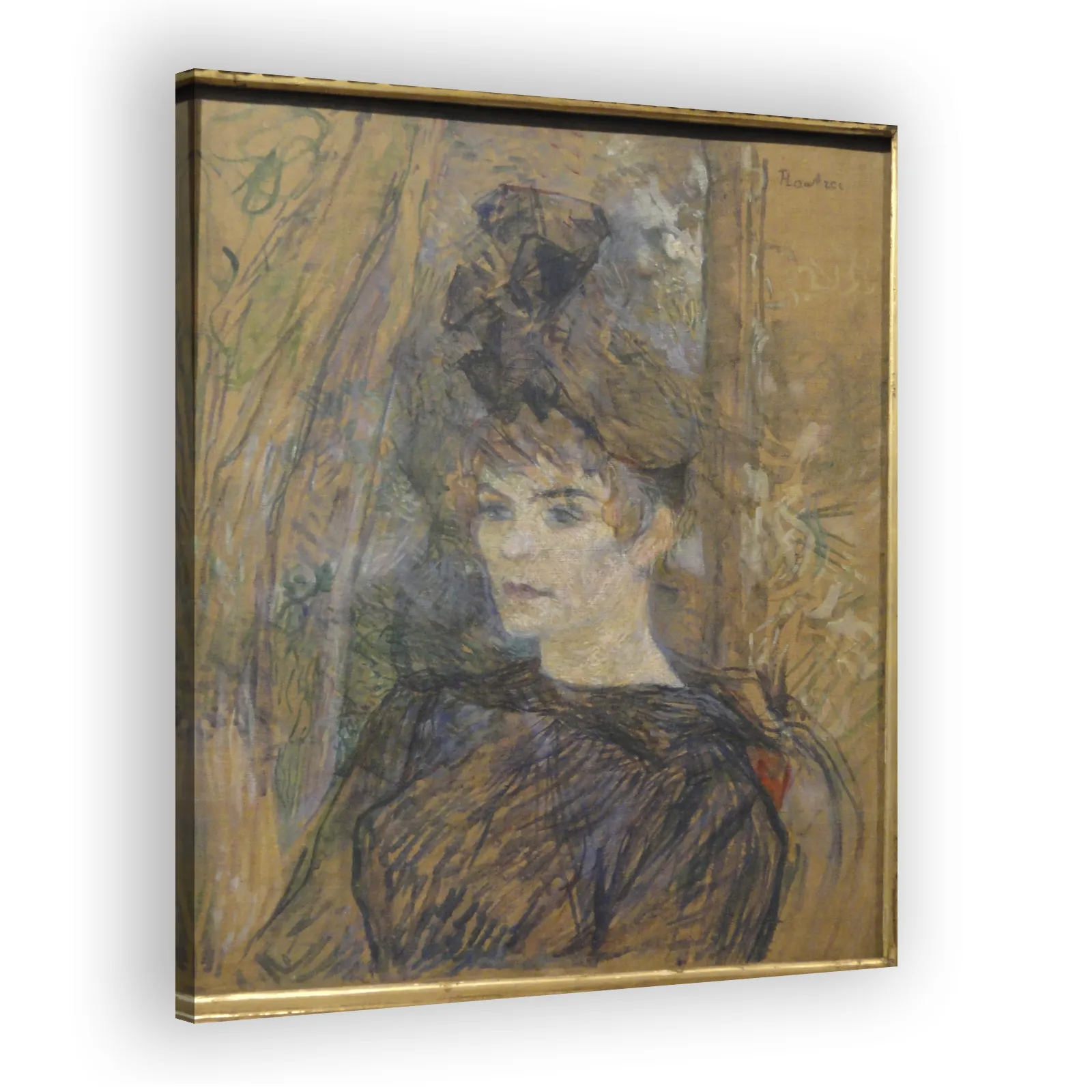 Portrait of the Painter Suzanne Valadon by Henri De Toulouse Lautrec - view 2 thumbnail