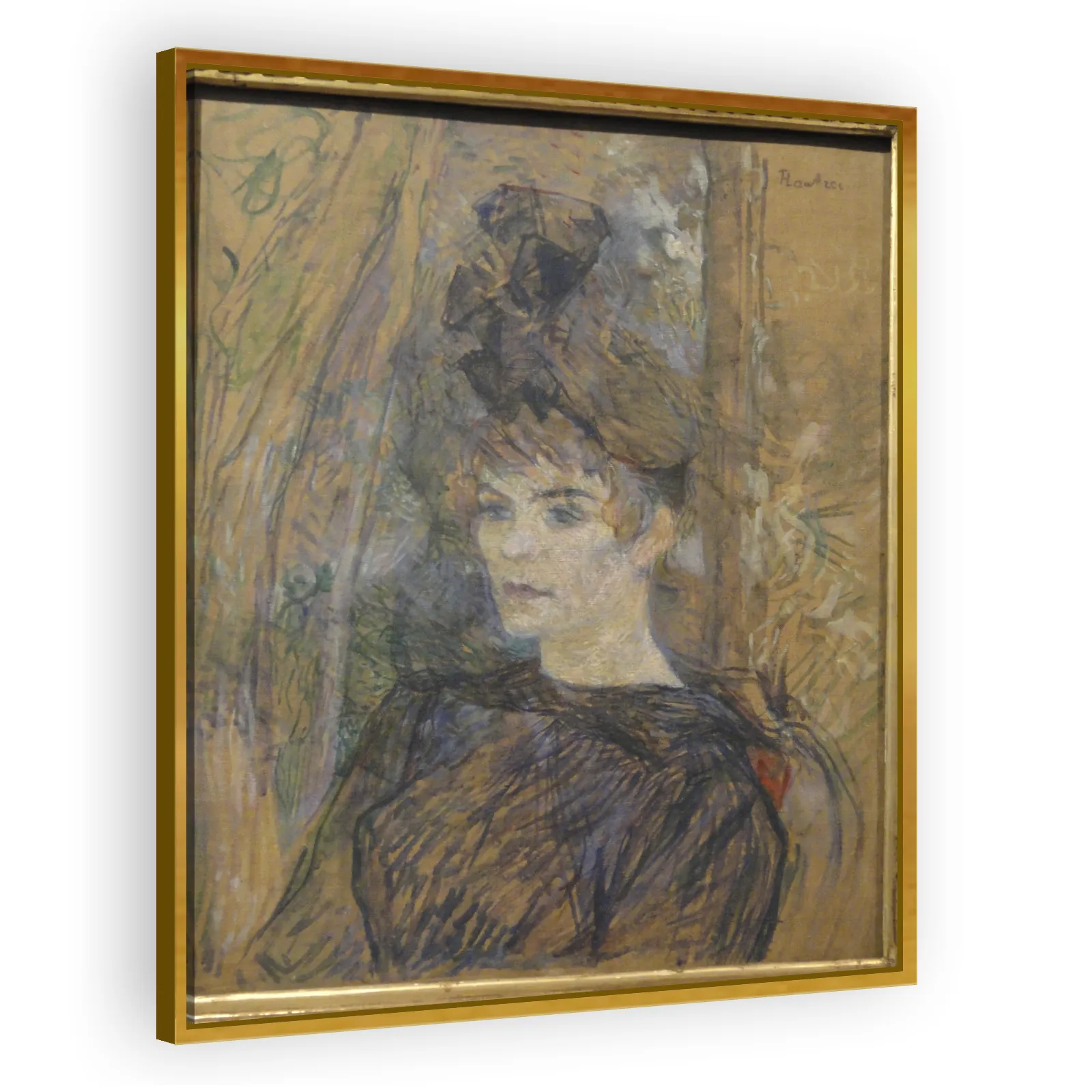 Portrait of the Painter Suzanne Valadon by Henri De Toulouse Lautrec - view 3 thumbnail
