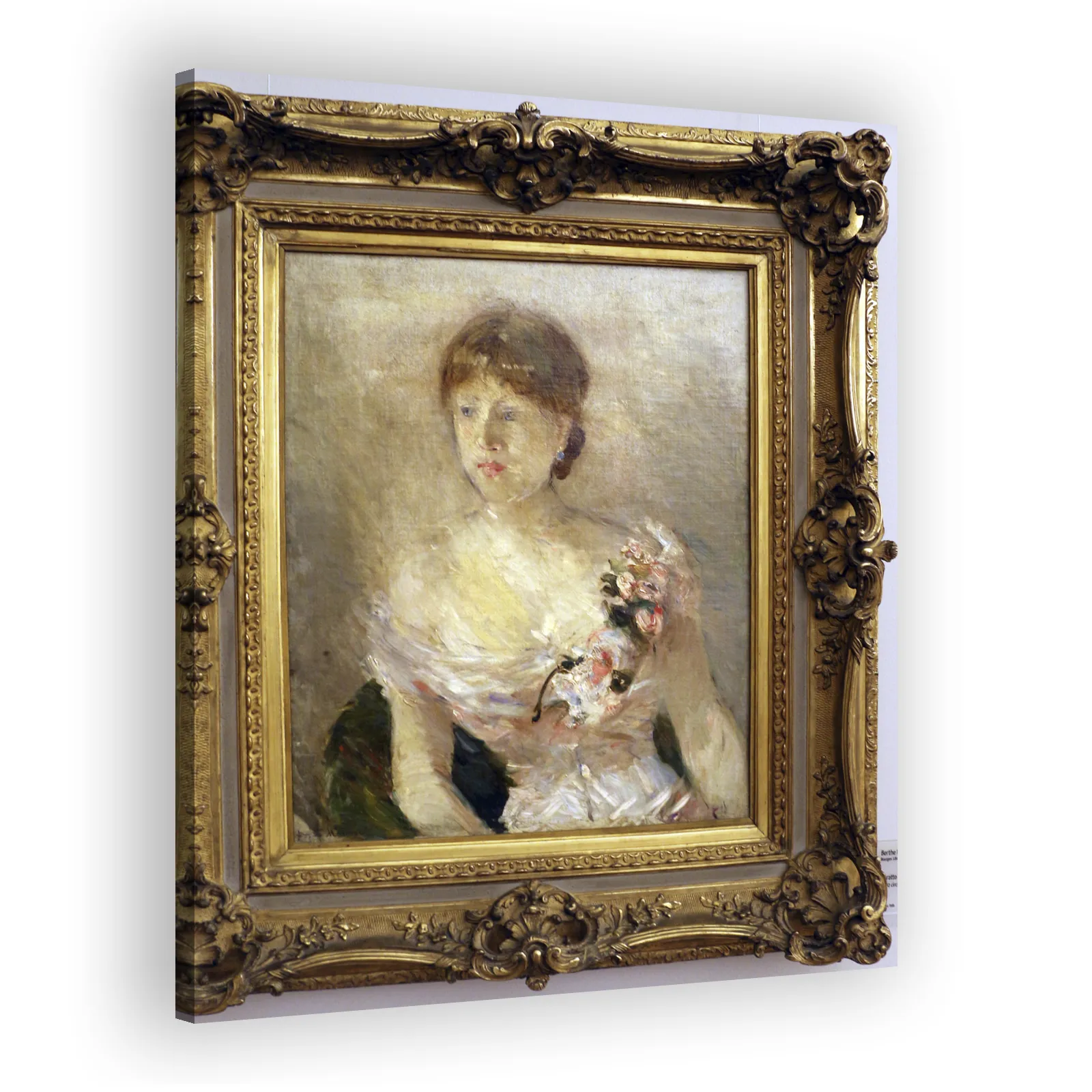 Berthe Morisot — Ritratto di signora (c. 1880) by Berthe Morisot - view 2 thumbnail