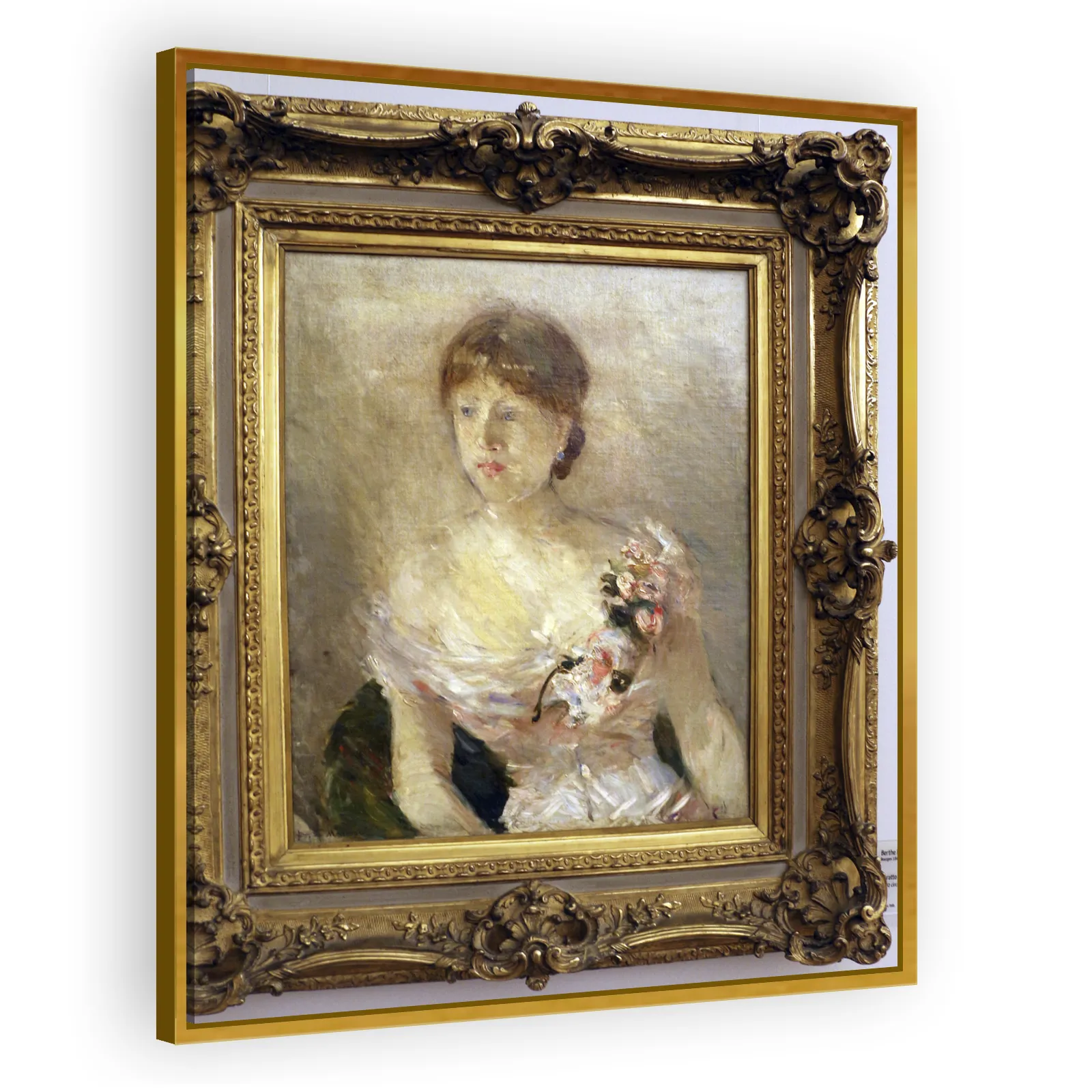 Berthe Morisot — Ritratto di signora (c. 1880) by Berthe Morisot - view 3 thumbnail