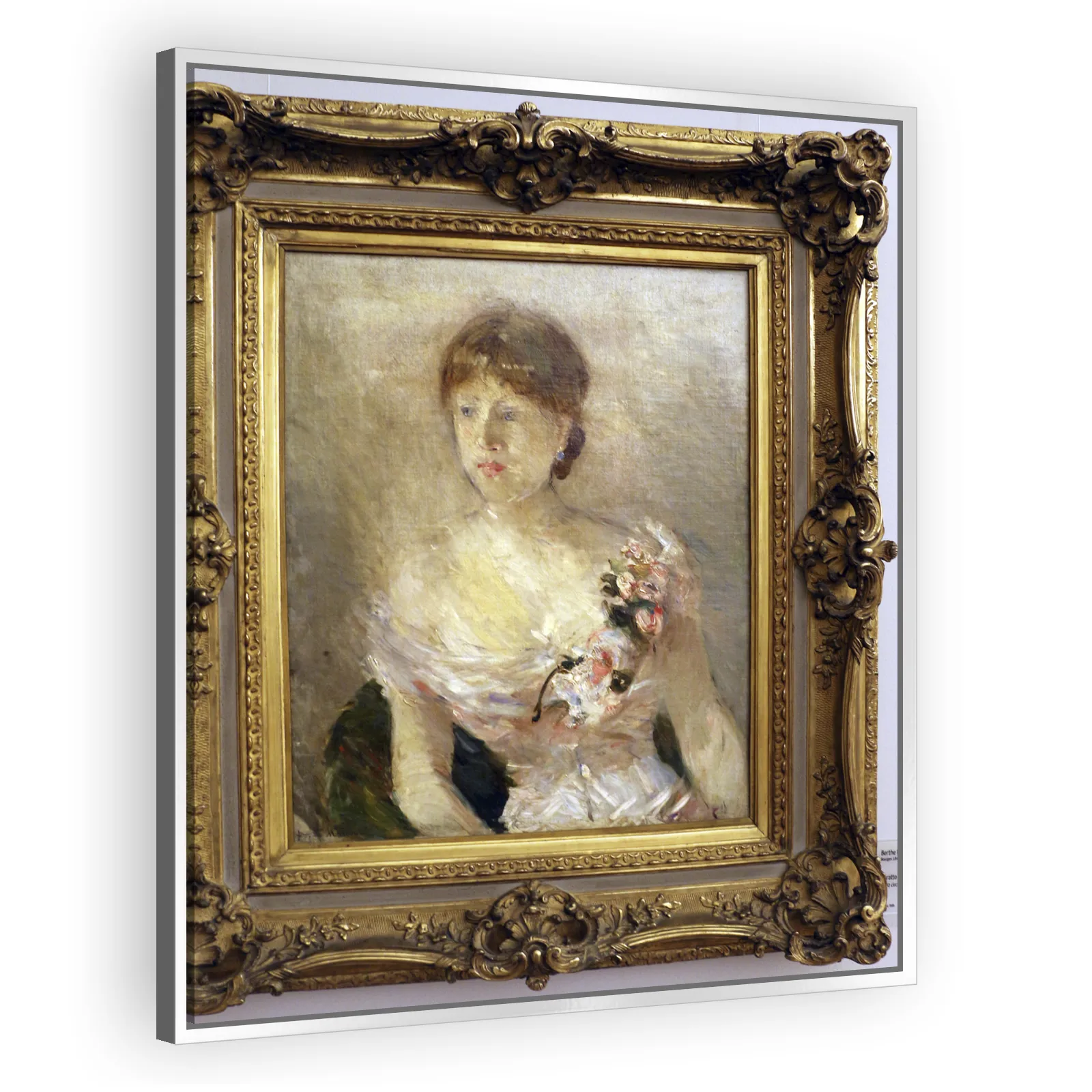 Berthe Morisot — Ritratto di signora (c. 1880) by Berthe Morisot - view 4 thumbnail