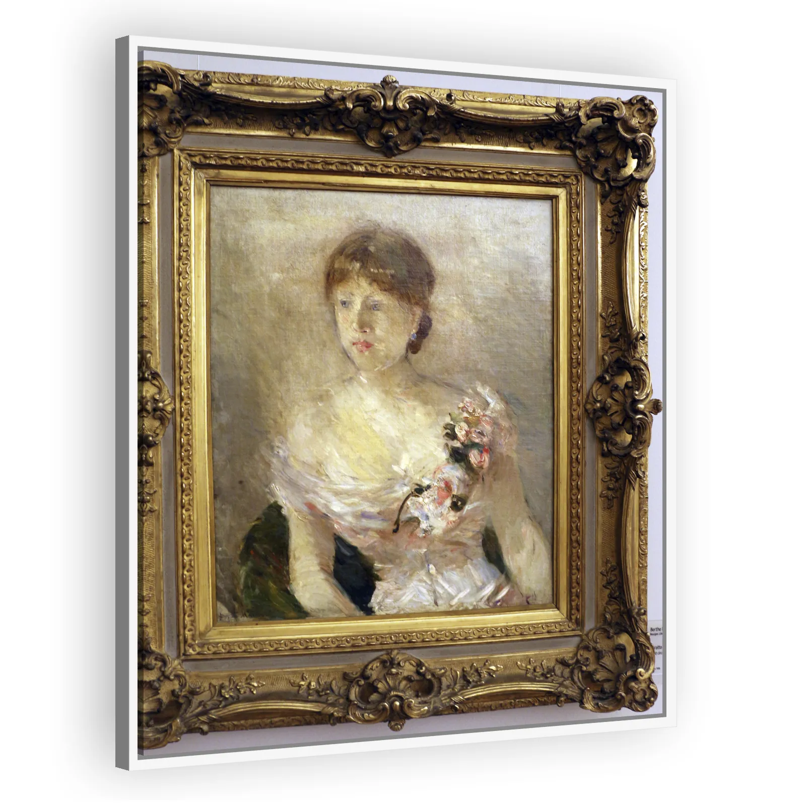 Berthe Morisot — Ritratto di signora (c. 1880) by Berthe Morisot - view 5 thumbnail