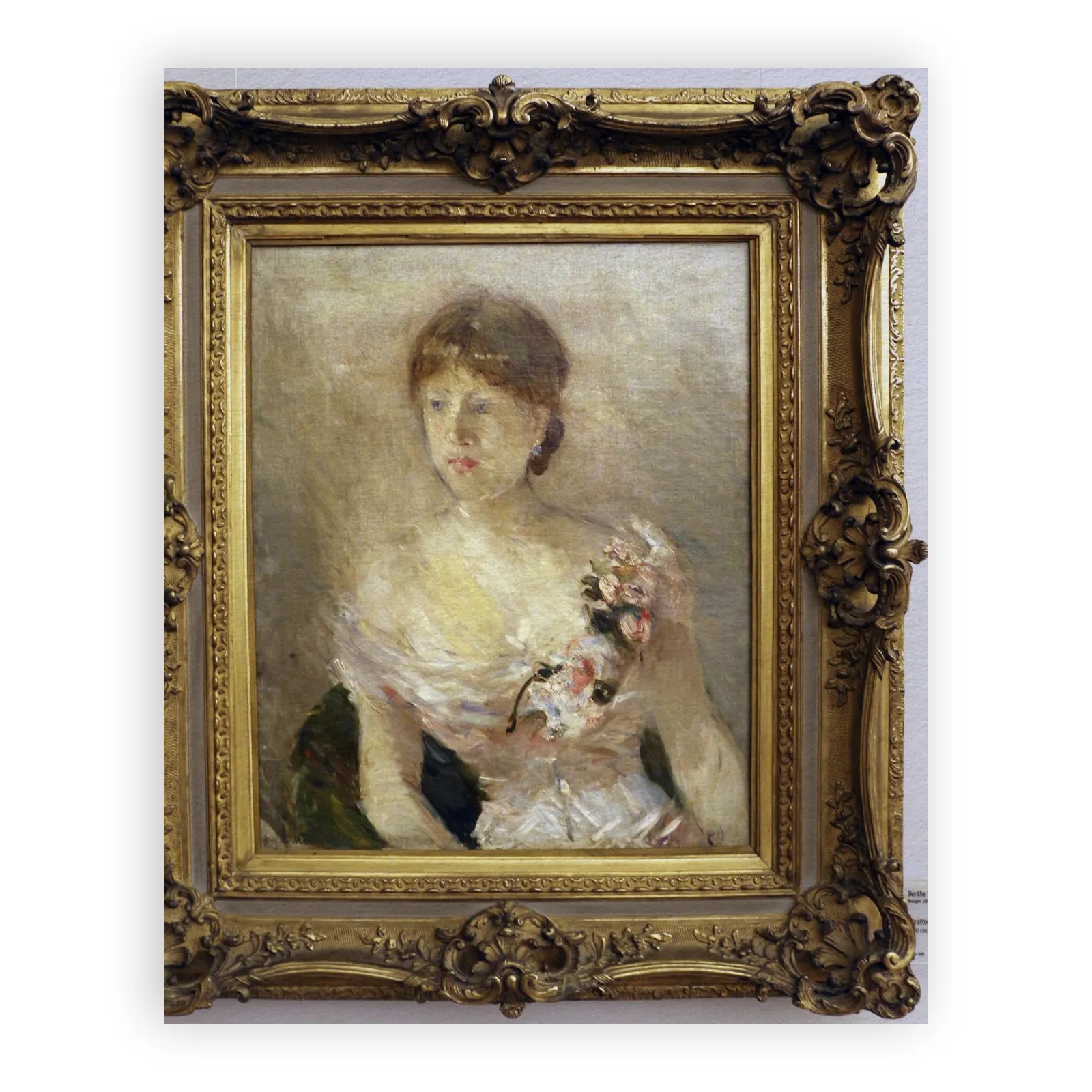 Berthe Morisot — Ritratto di signora (c. 1880) by Berthe Morisot - view 6 thumbnail