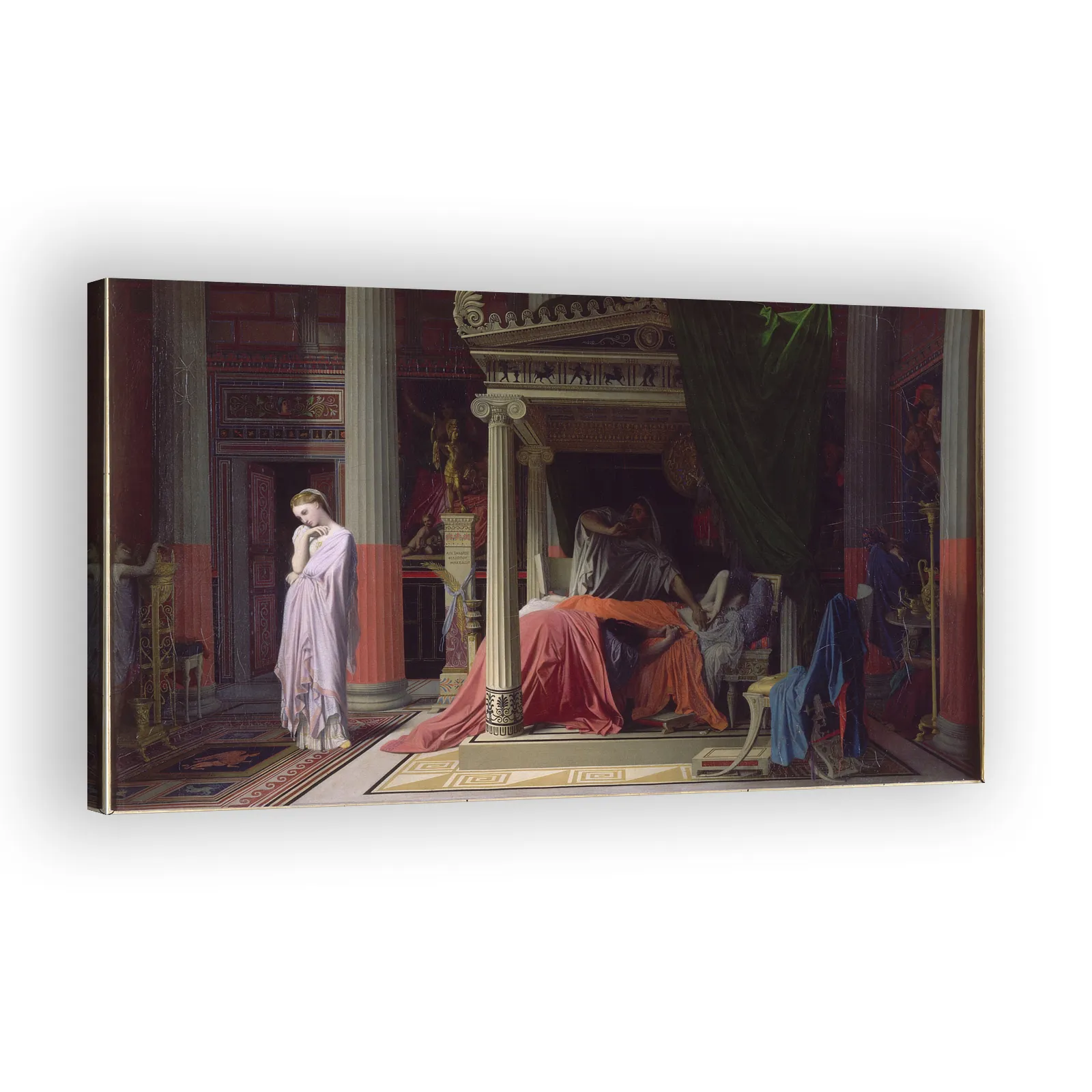 Antiochus and Stratonice by Jean Auguste Dominique Ingres - view 2 thumbnail
