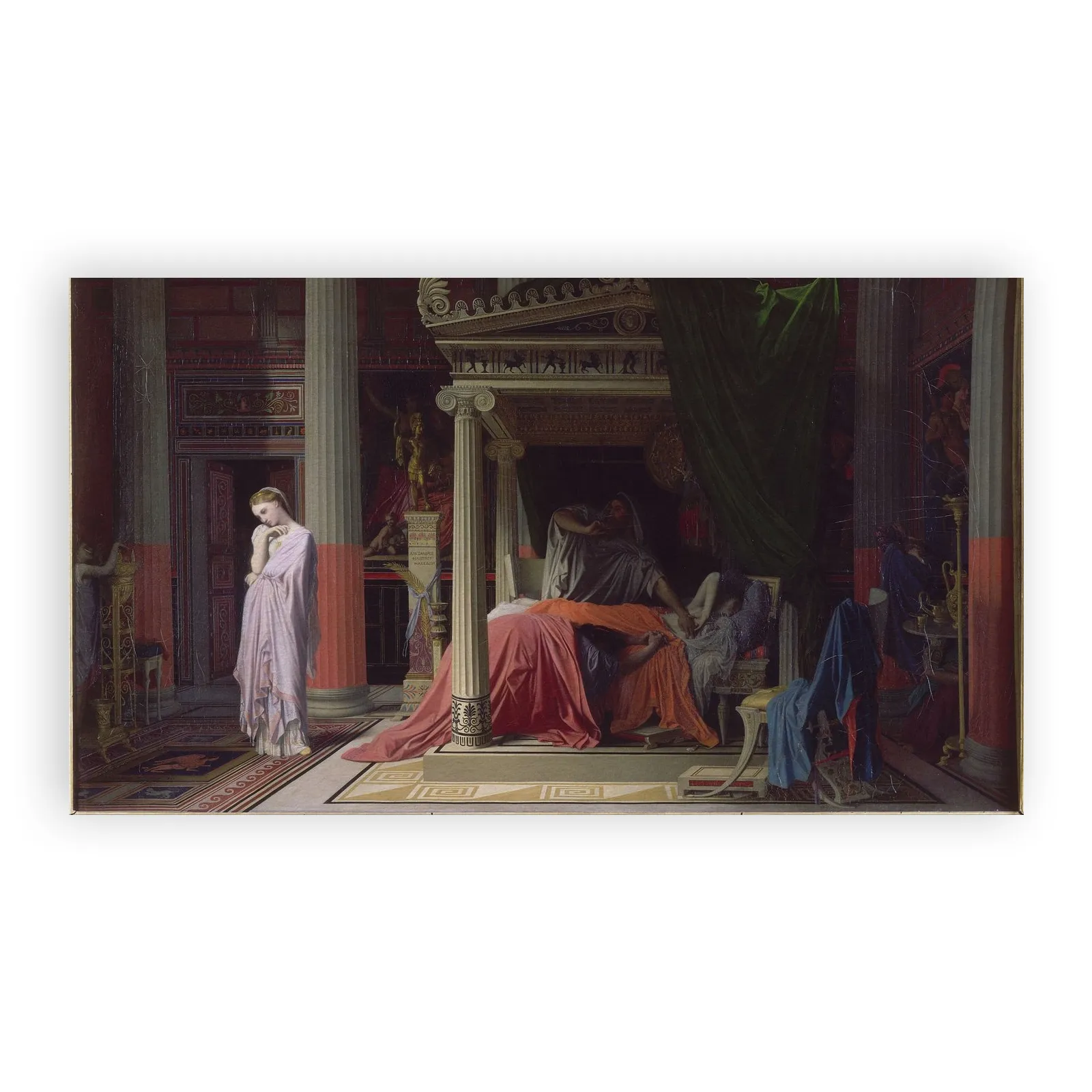 Antiochus and Stratonice by Jean Auguste Dominique Ingres - view 6 thumbnail