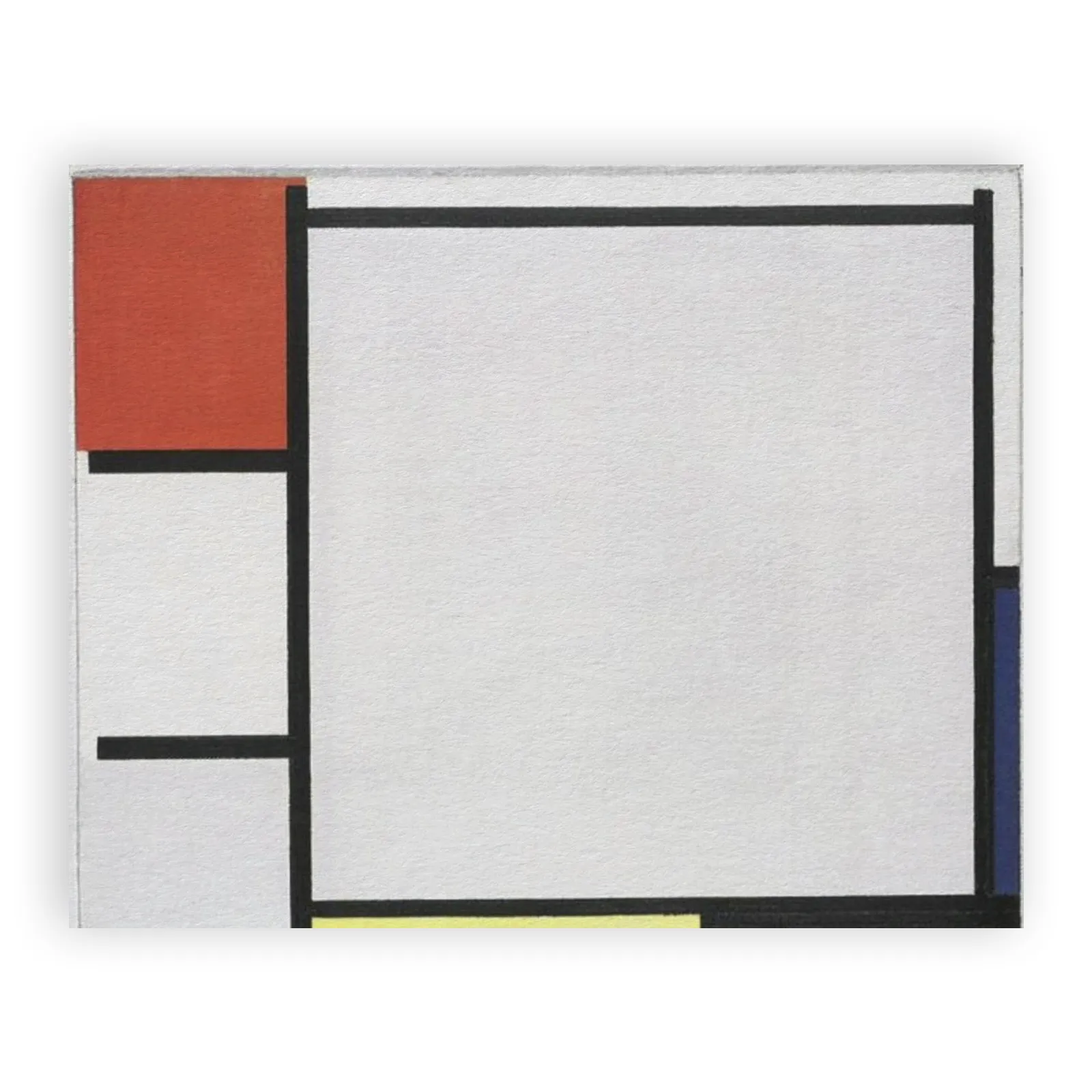 Composition with Red, Blue, Yellow, Black, and Gray by Piet Mondrian - view 6 thumbnail