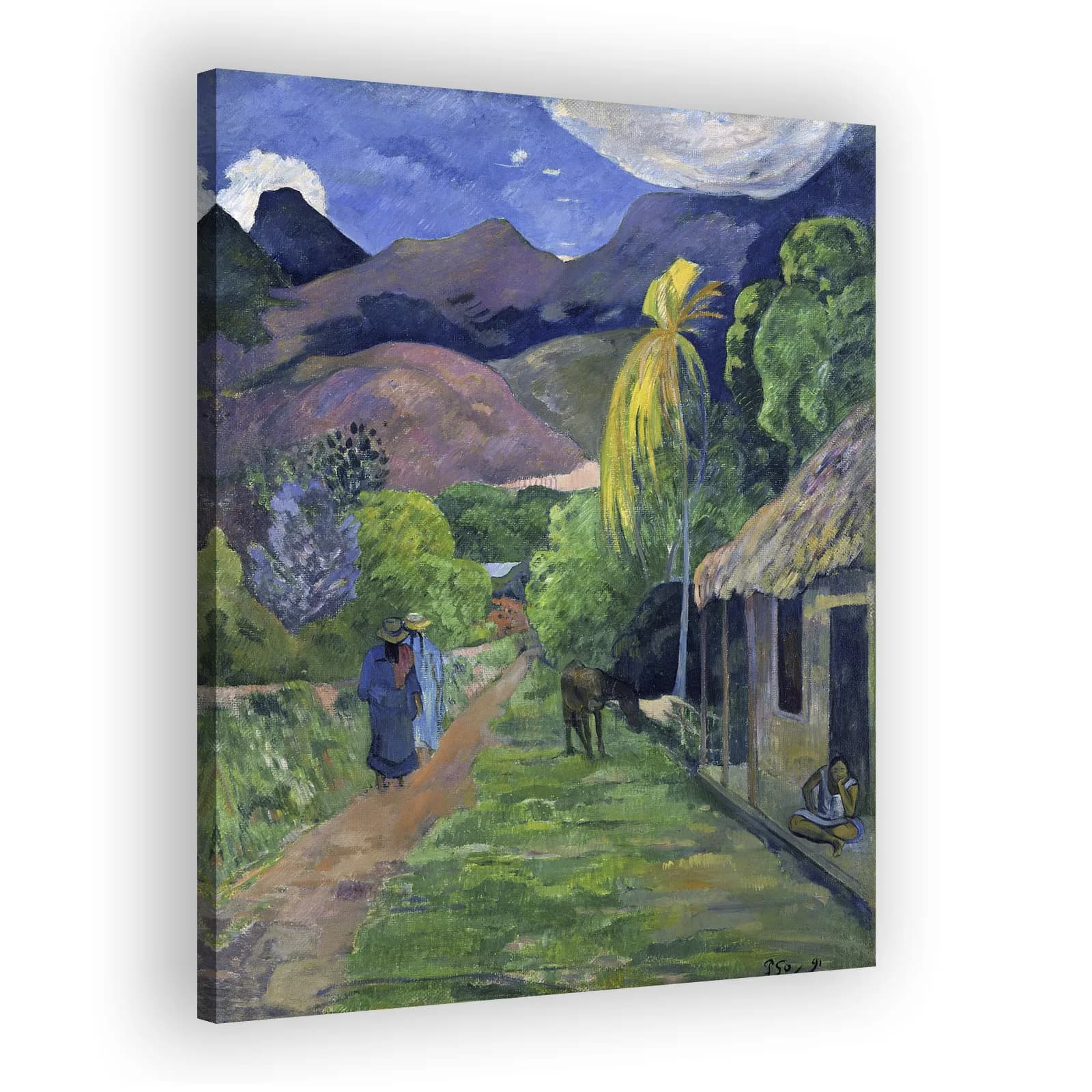 Street in Tahiti by Paul Gauguin - view 2 thumbnail