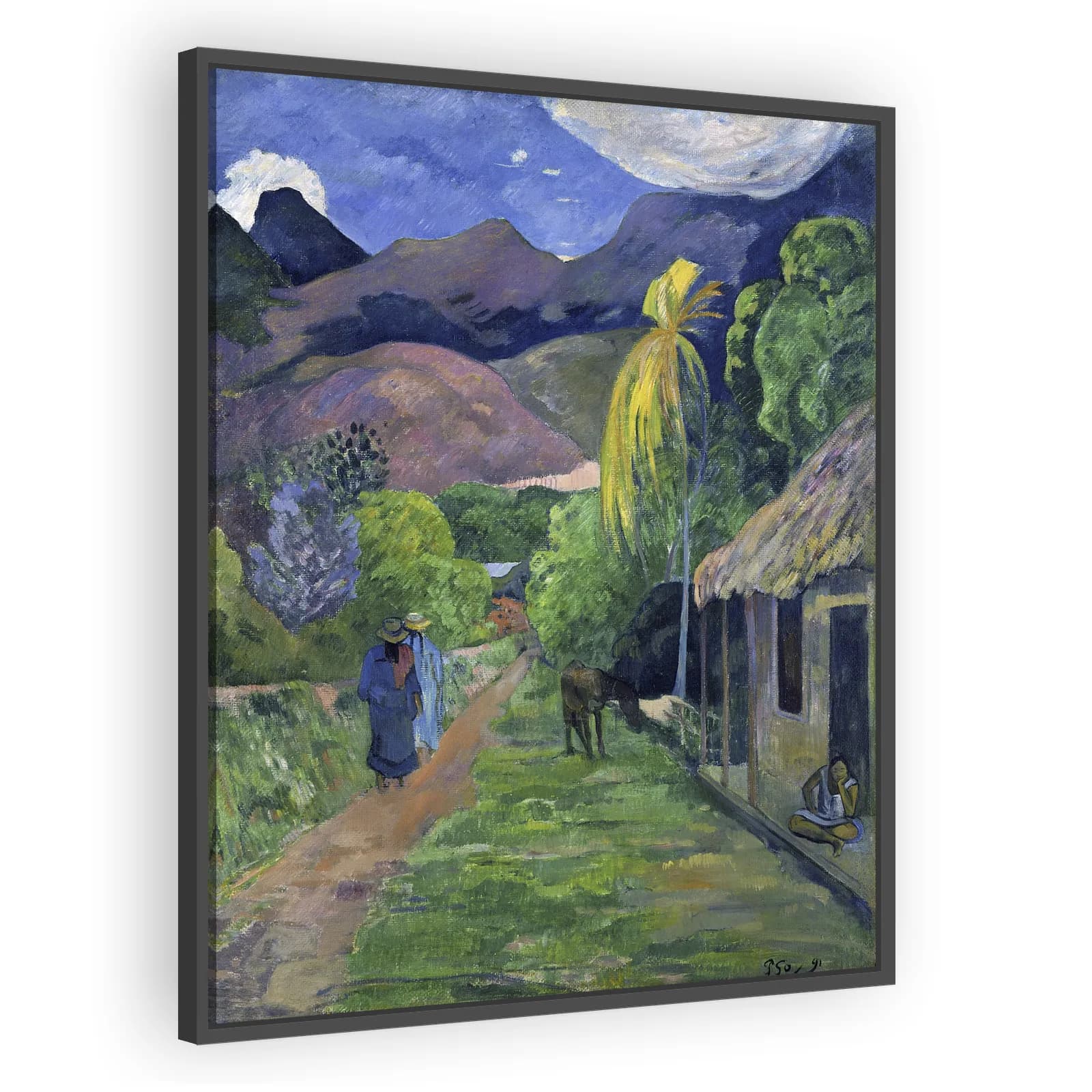 Street in Tahiti by Paul Gauguin