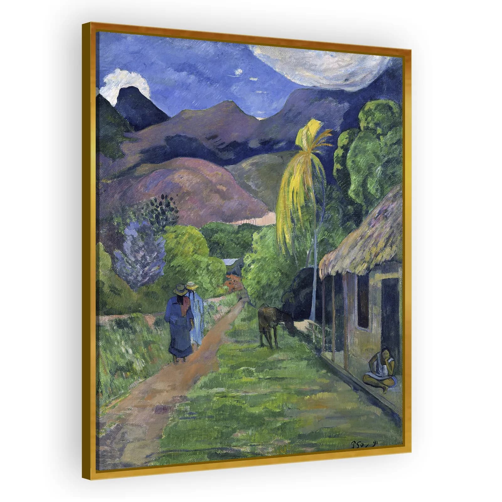 Street in Tahiti by Paul Gauguin - view 3 thumbnail